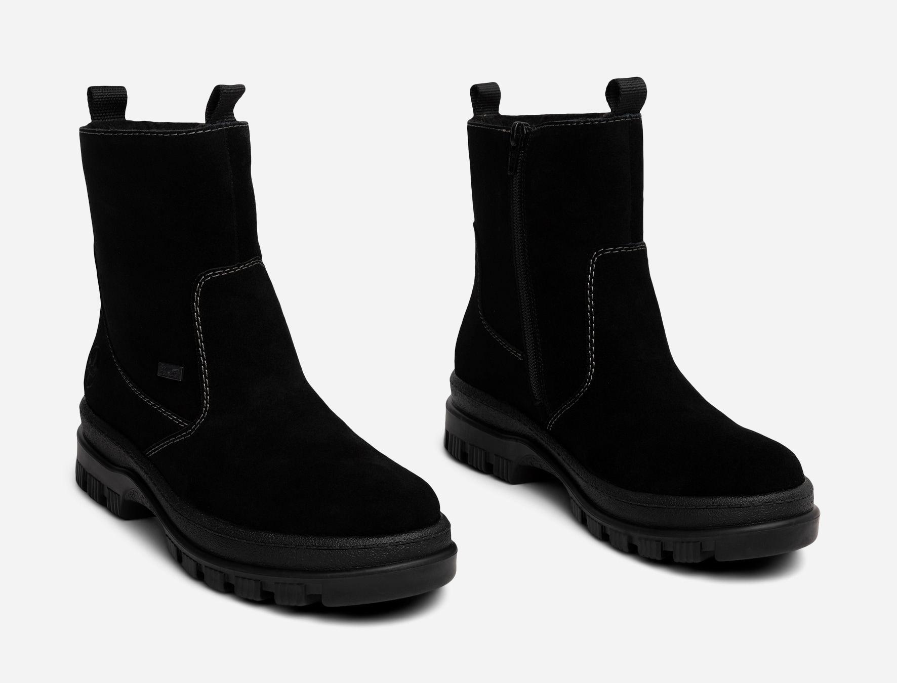 RIEKER, Varmforet boots Sort