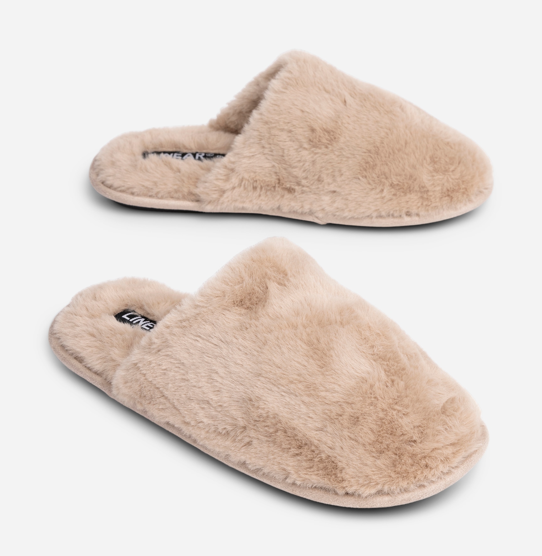 LINEAR, Tøfler Beige