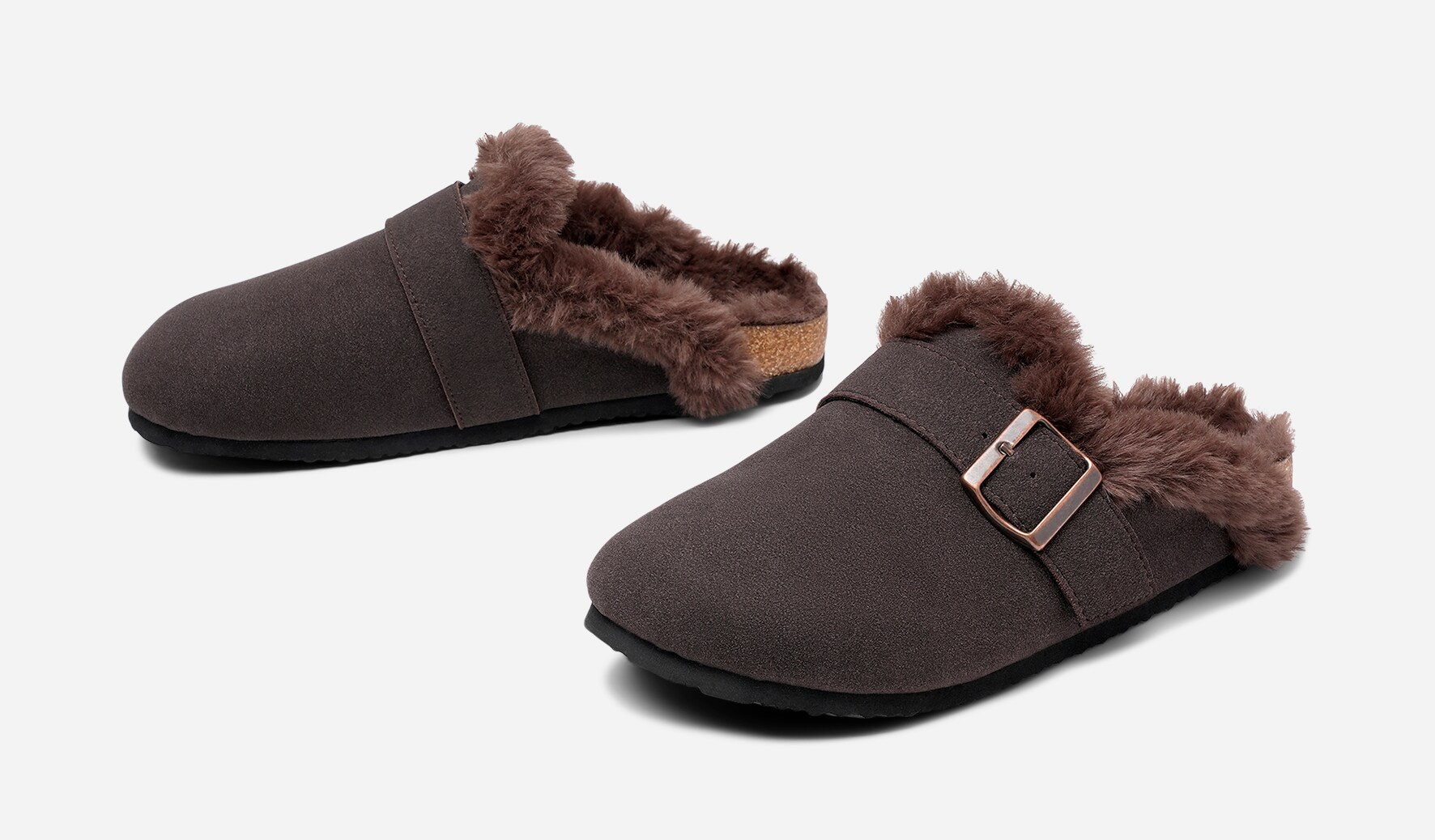 LINEAR, Tøfler Brun