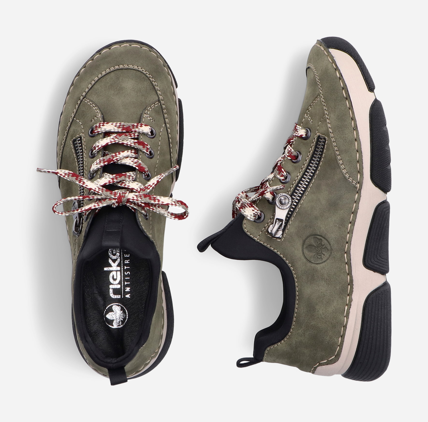 RIEKER, Sneakers Grønn