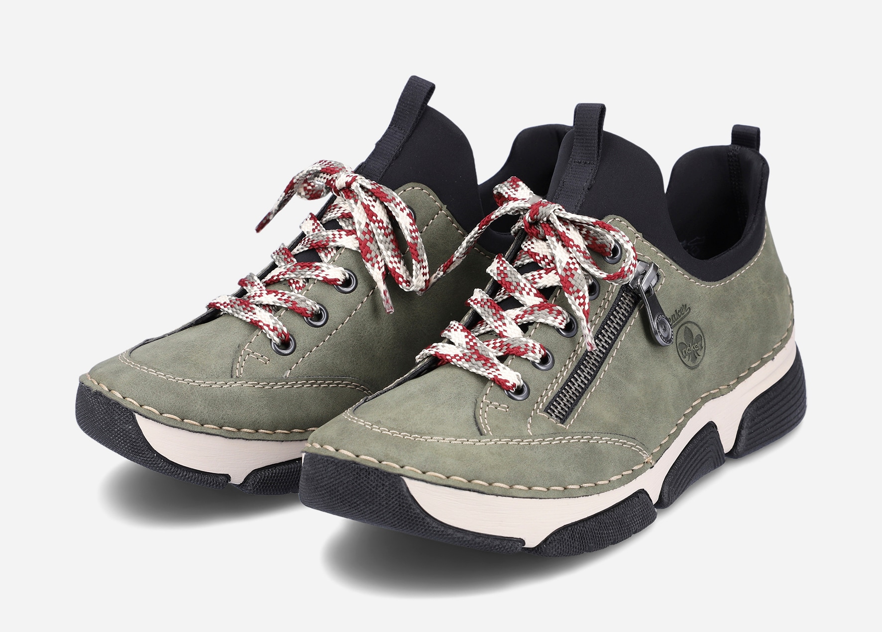RIEKER, Sneakers Grønn