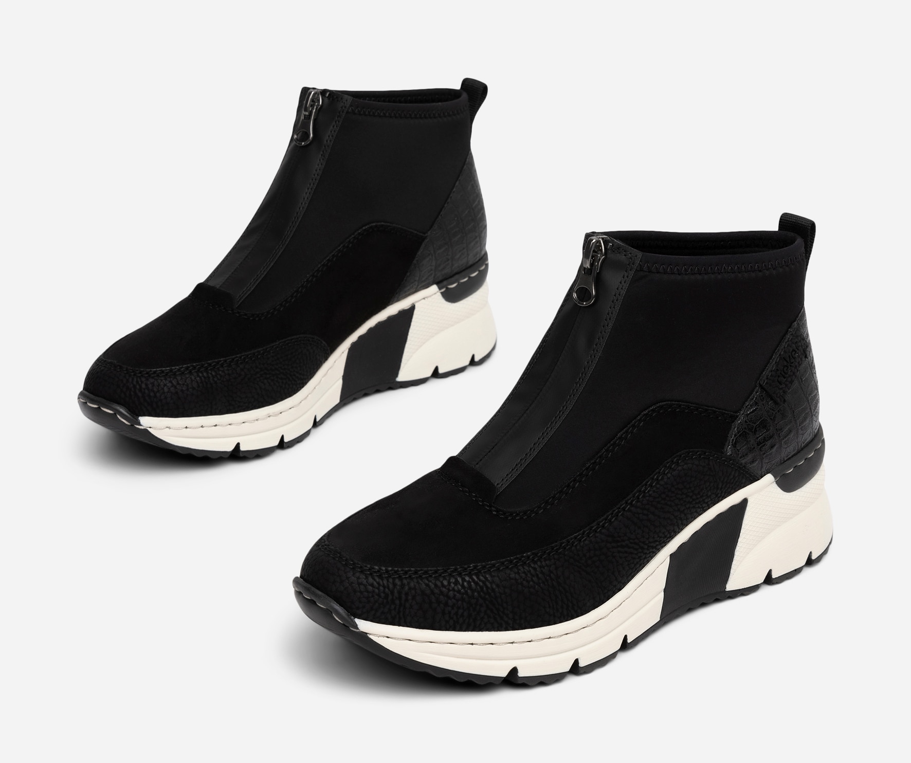 RIEKER, Høye sneakers Sort