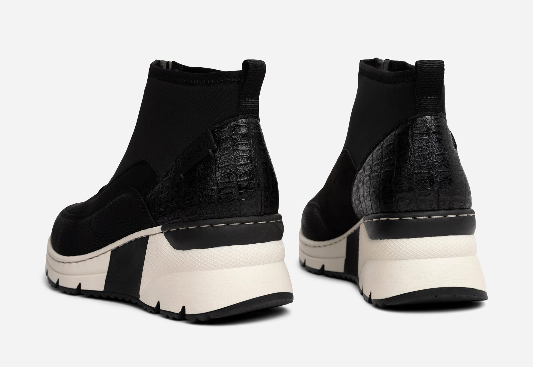 RIEKER, Høye sneakers Sort