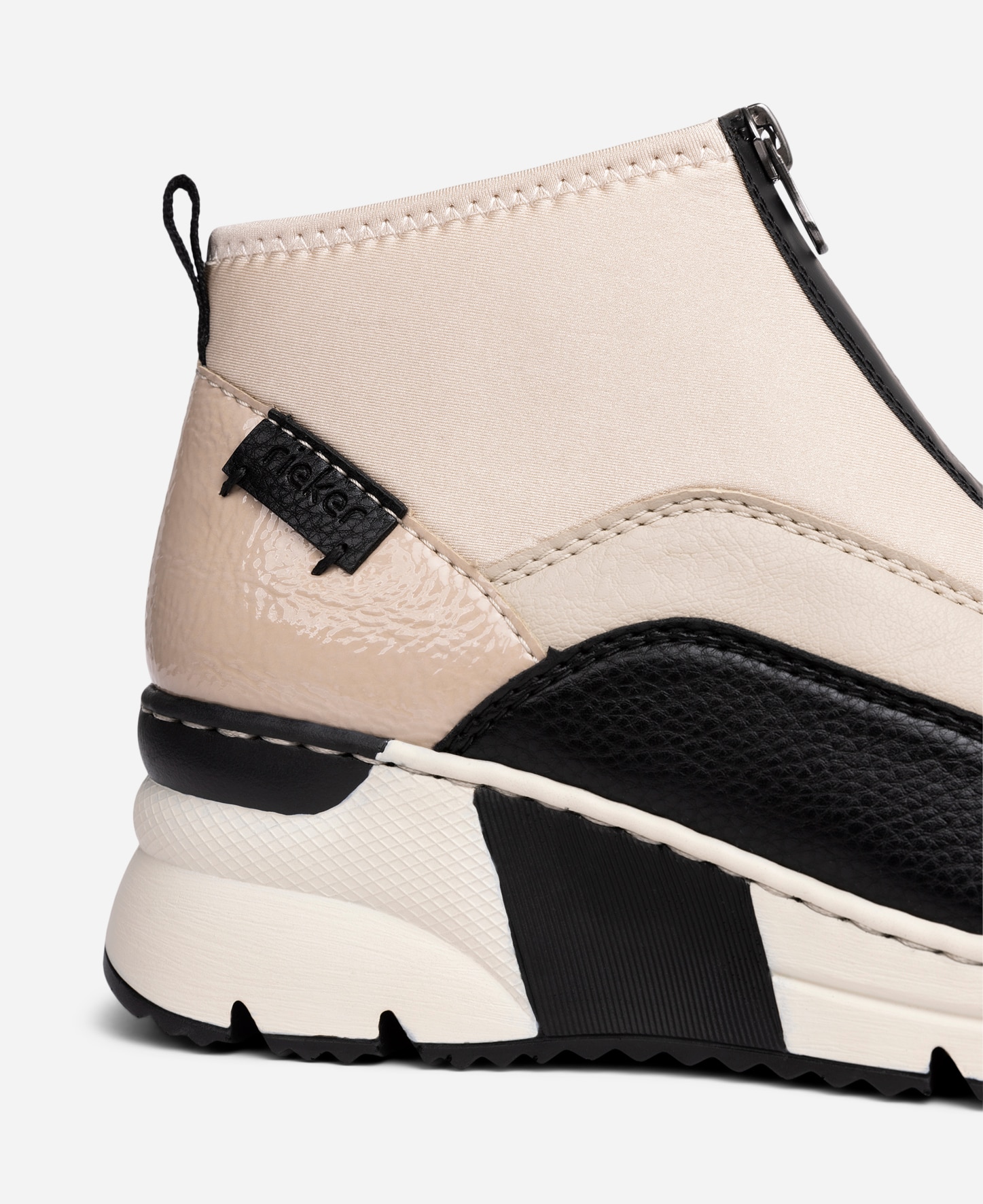 RIEKER, Høye sneakers Beige