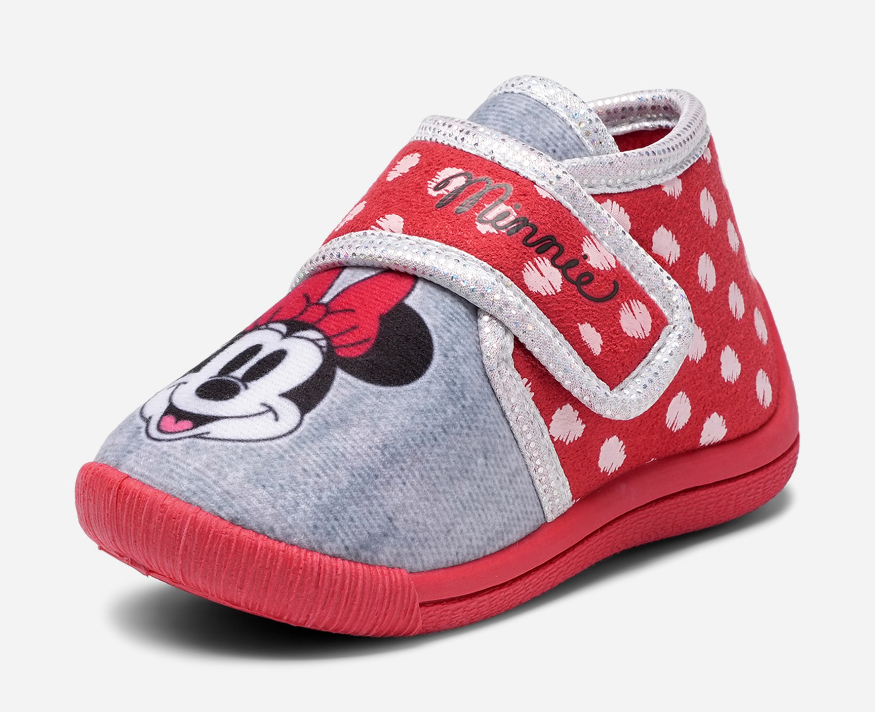 MINNE MOUSE, Tøfler Rød