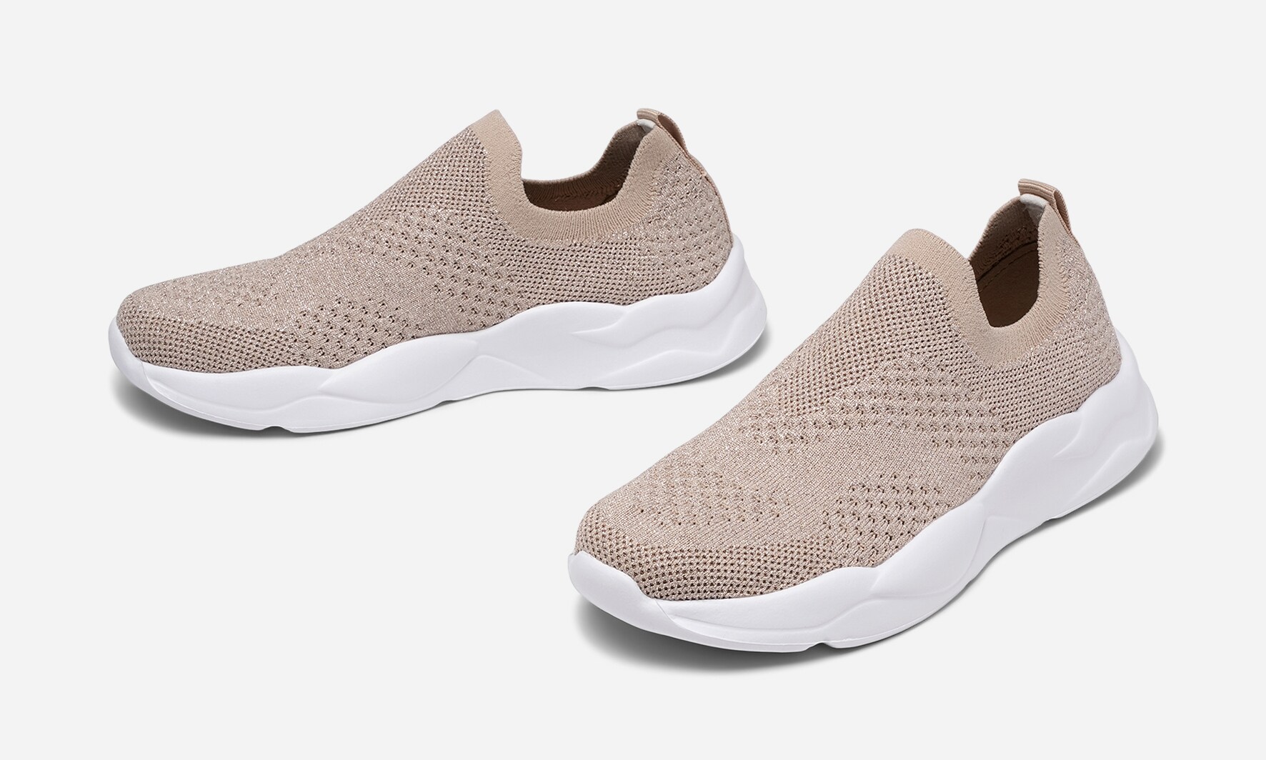 DINSKO, Sock sneakers Beige