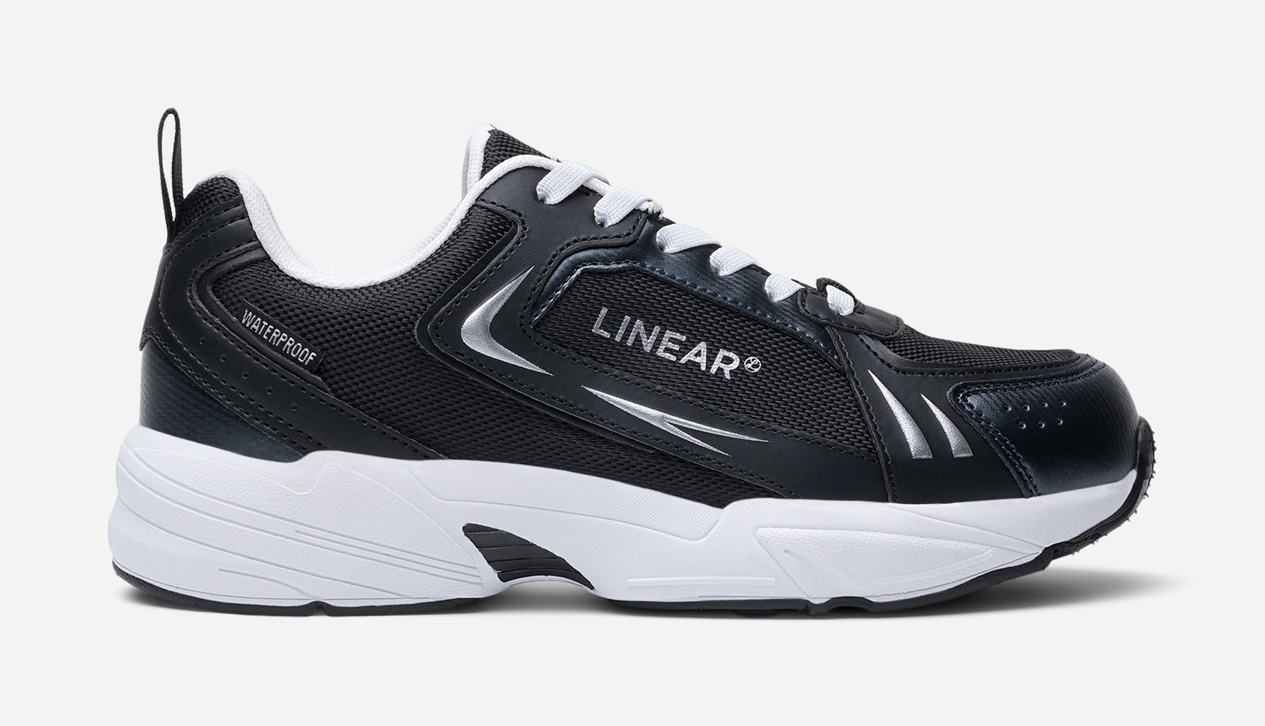 LINEAR, Sneakers waterproof Sort
