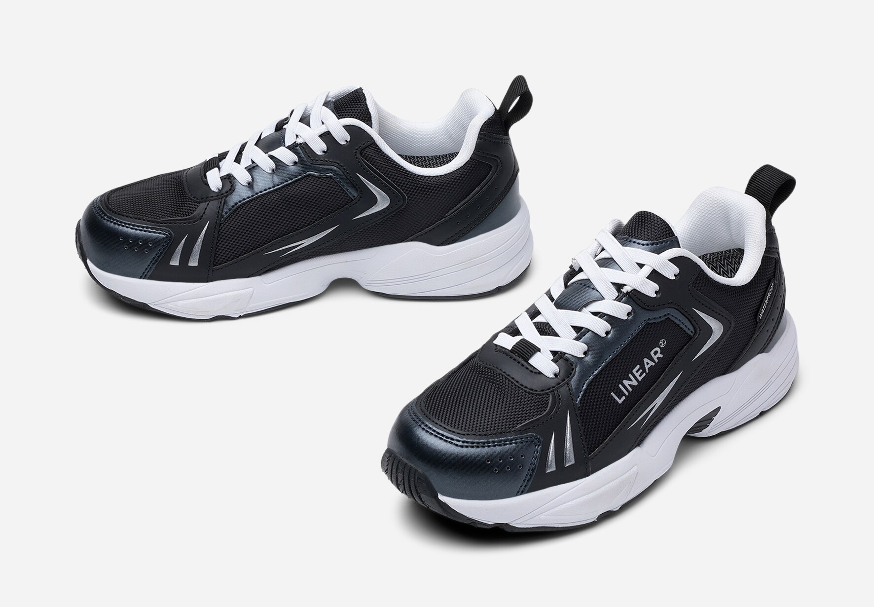 LINEAR, Sneakers waterproof Sort