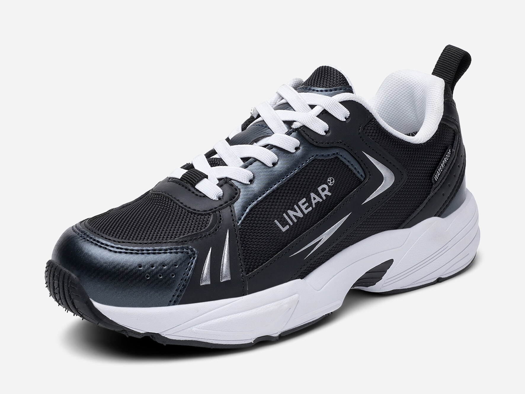 LINEAR, Sneakers waterproof Sort
