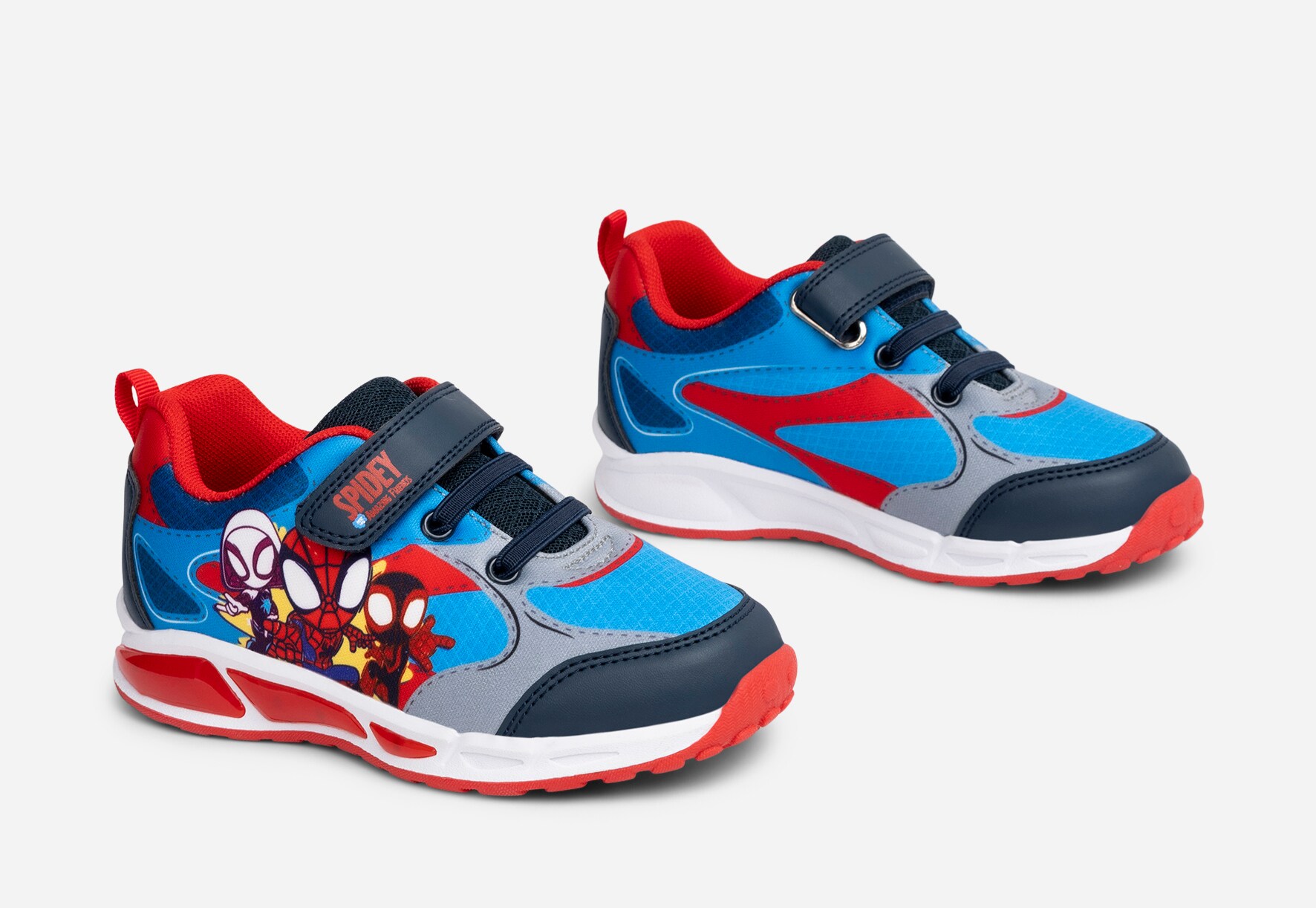 SPIDEY, Blinkende sneakers Flerfarget