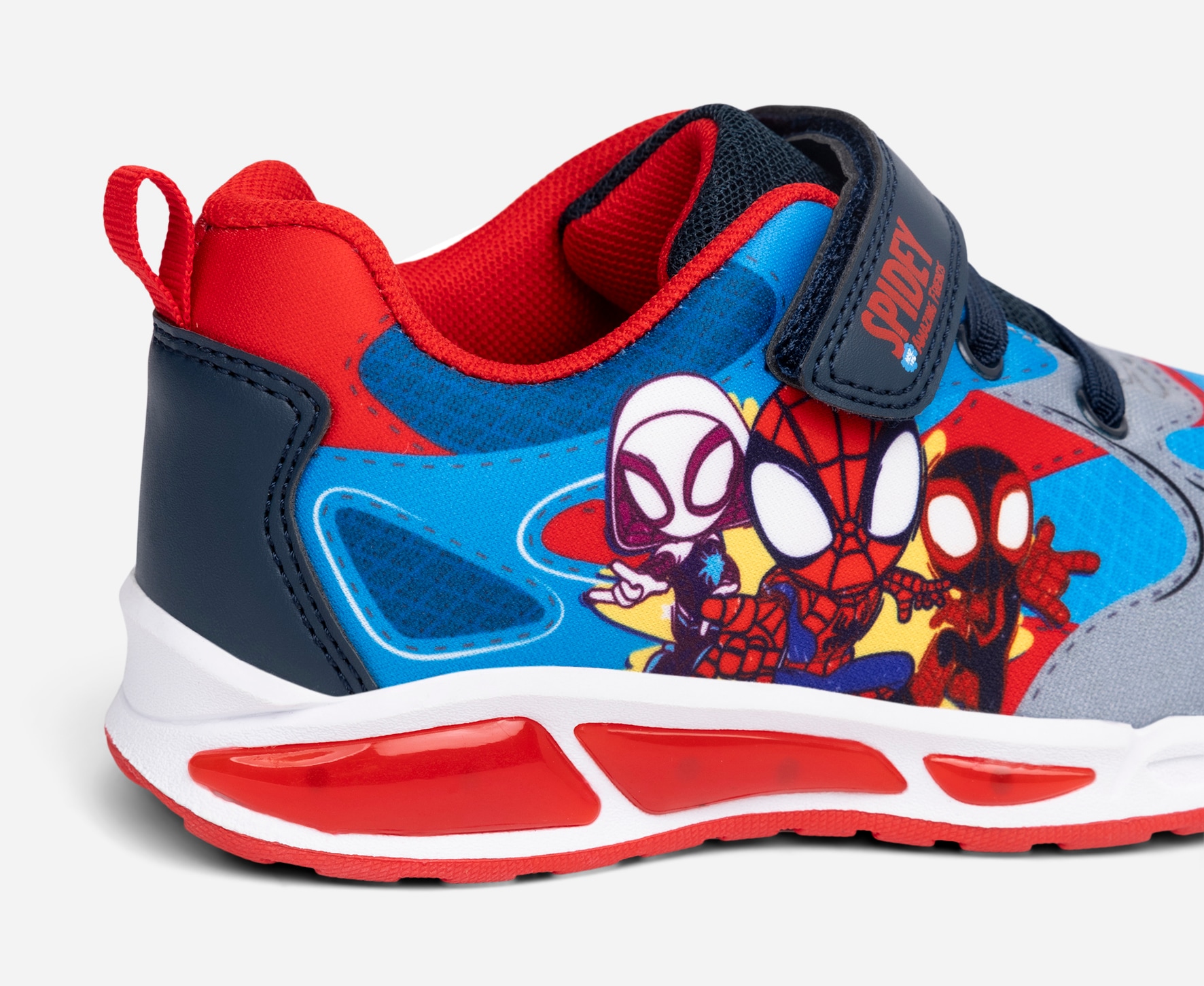 SPIDEY, Blinkende sneakers Flerfarget