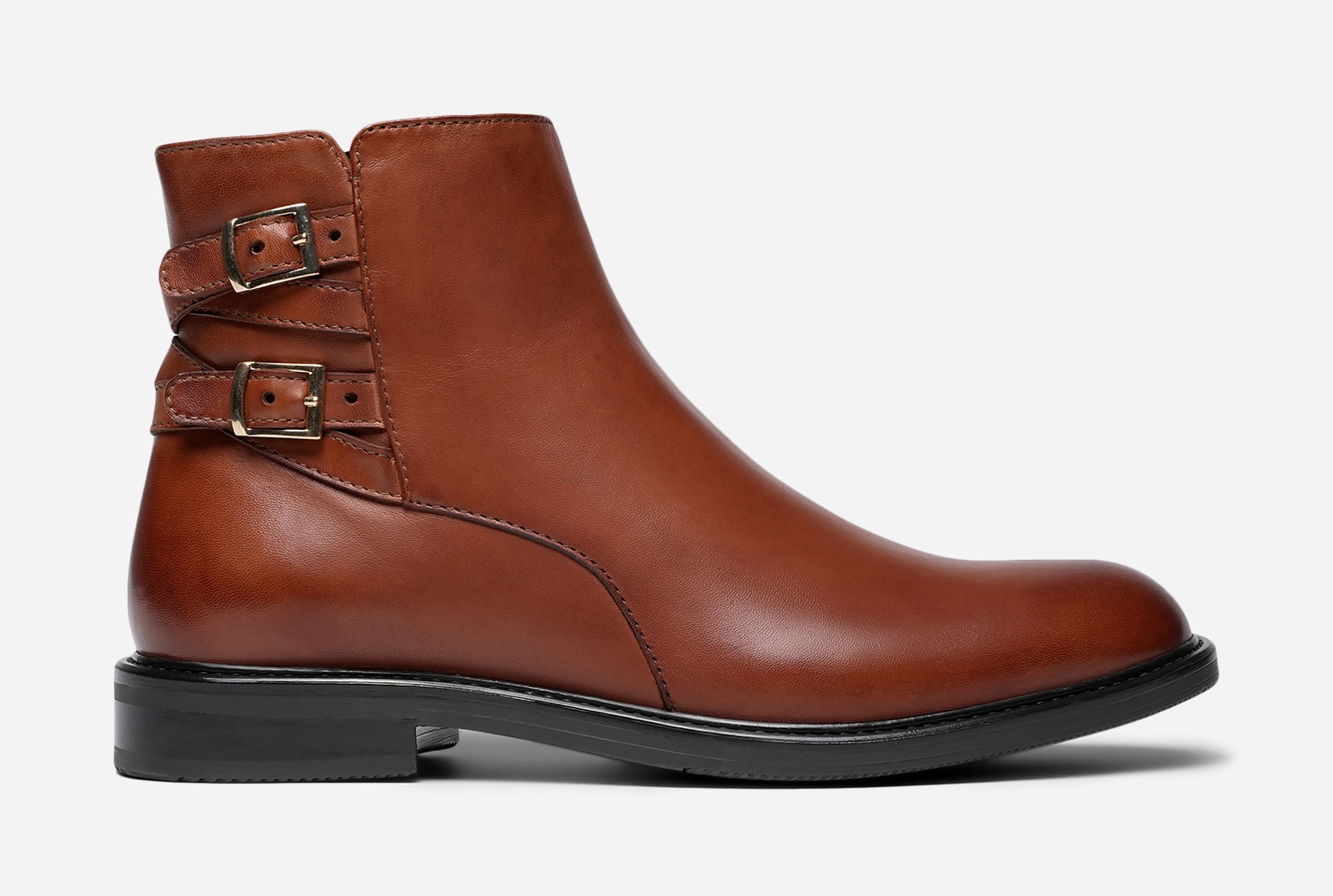 PACE, Boots med spenne Brun