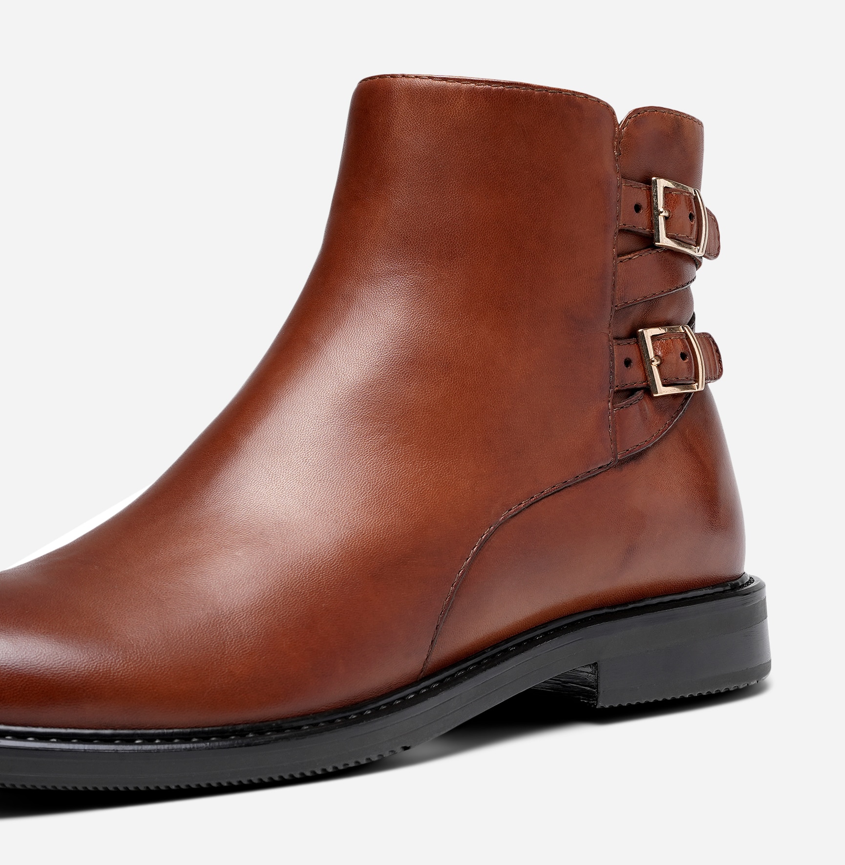 PACE, Boots med spenne Brun