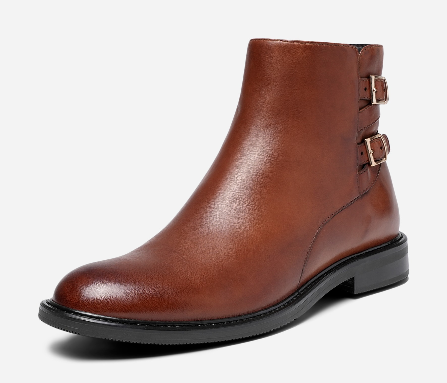 PACE, Boots med spenne Brun