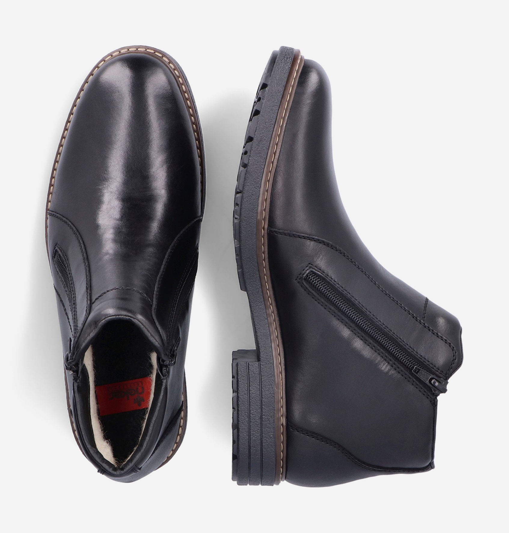 RIEKER, Boots Sort