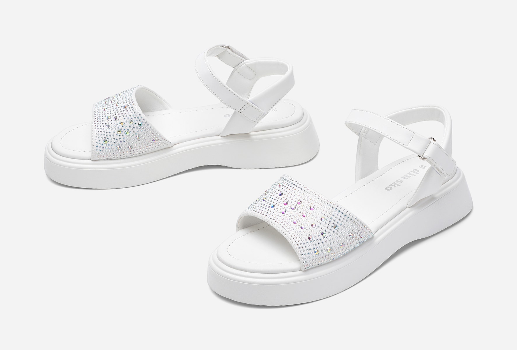 DINSKO, Sandal Hvit