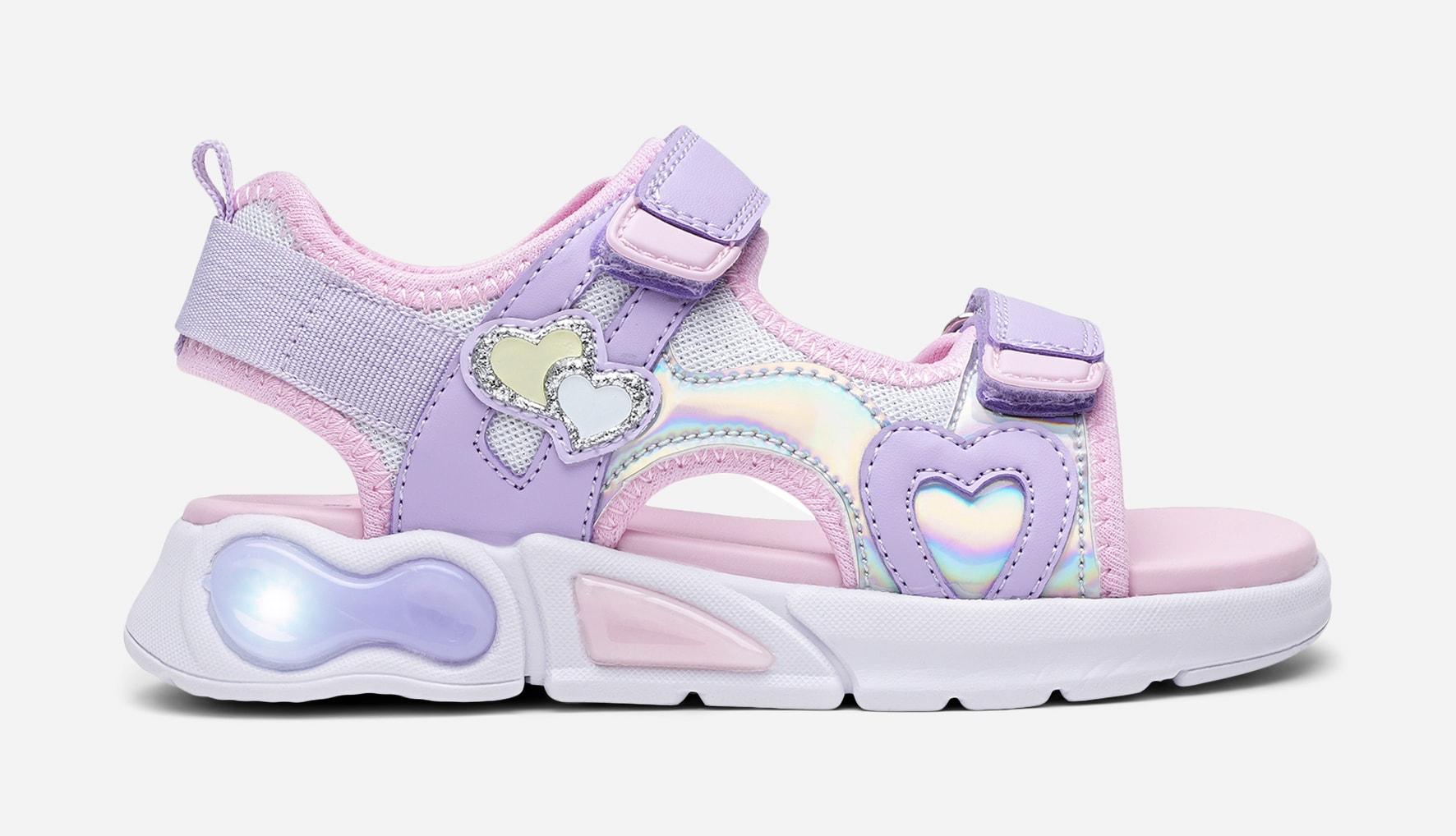 DINSKO, Blinkende sandal Lilla