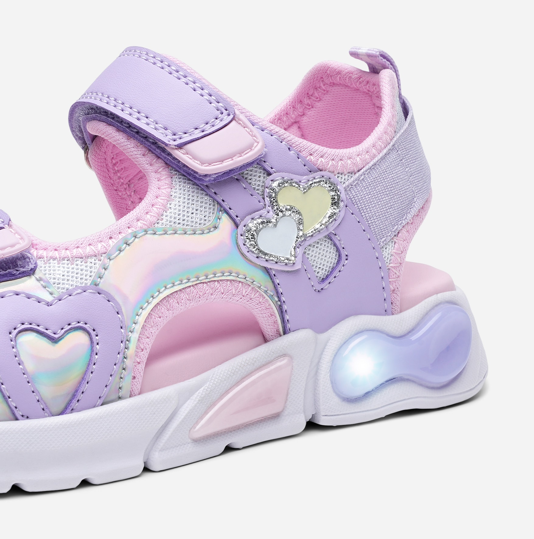 DINSKO, Blinkende sandal Lilla