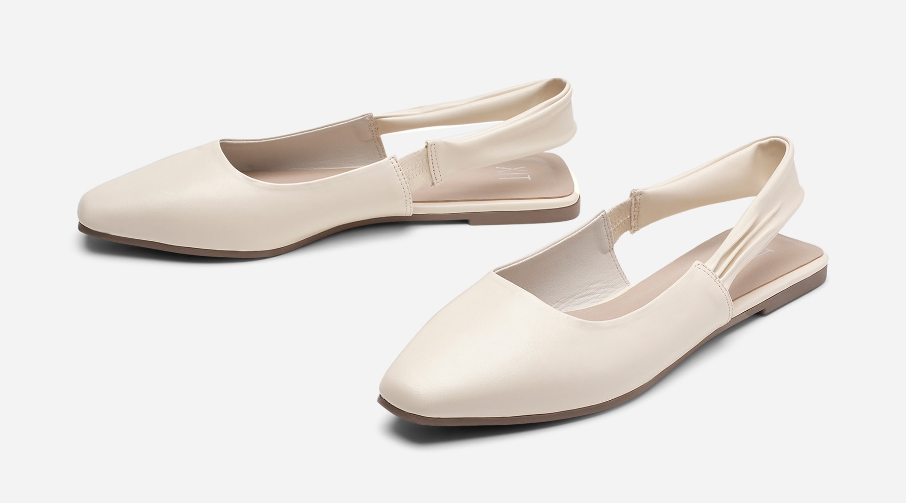 XIT, Ballerinasko med slingback Beige