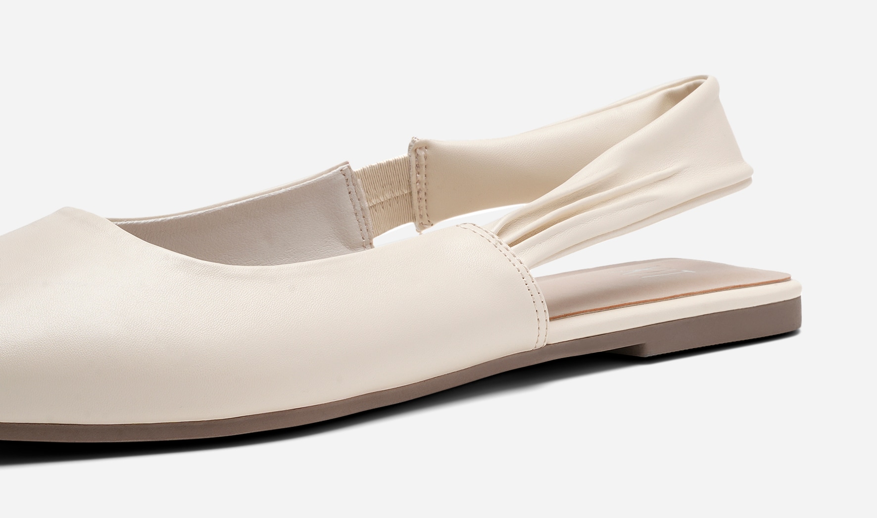 XIT, Ballerinasko med slingback Beige