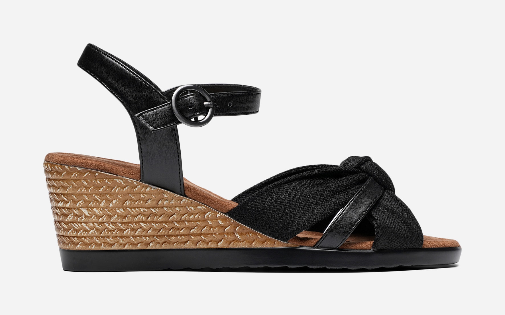 SO ALL, Sandalett med reimer Sort