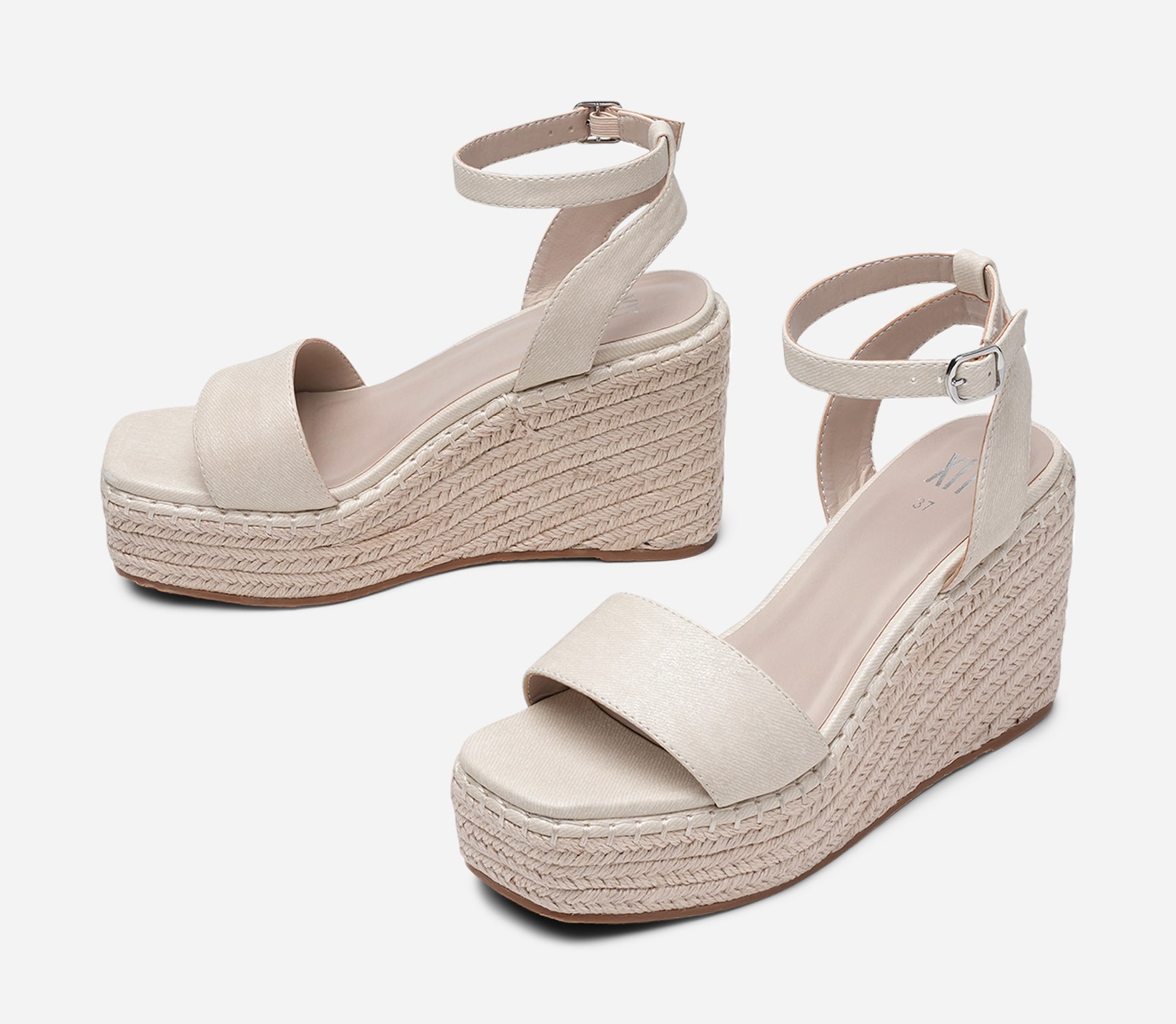 XIT, Sandalett med repsåle Beige