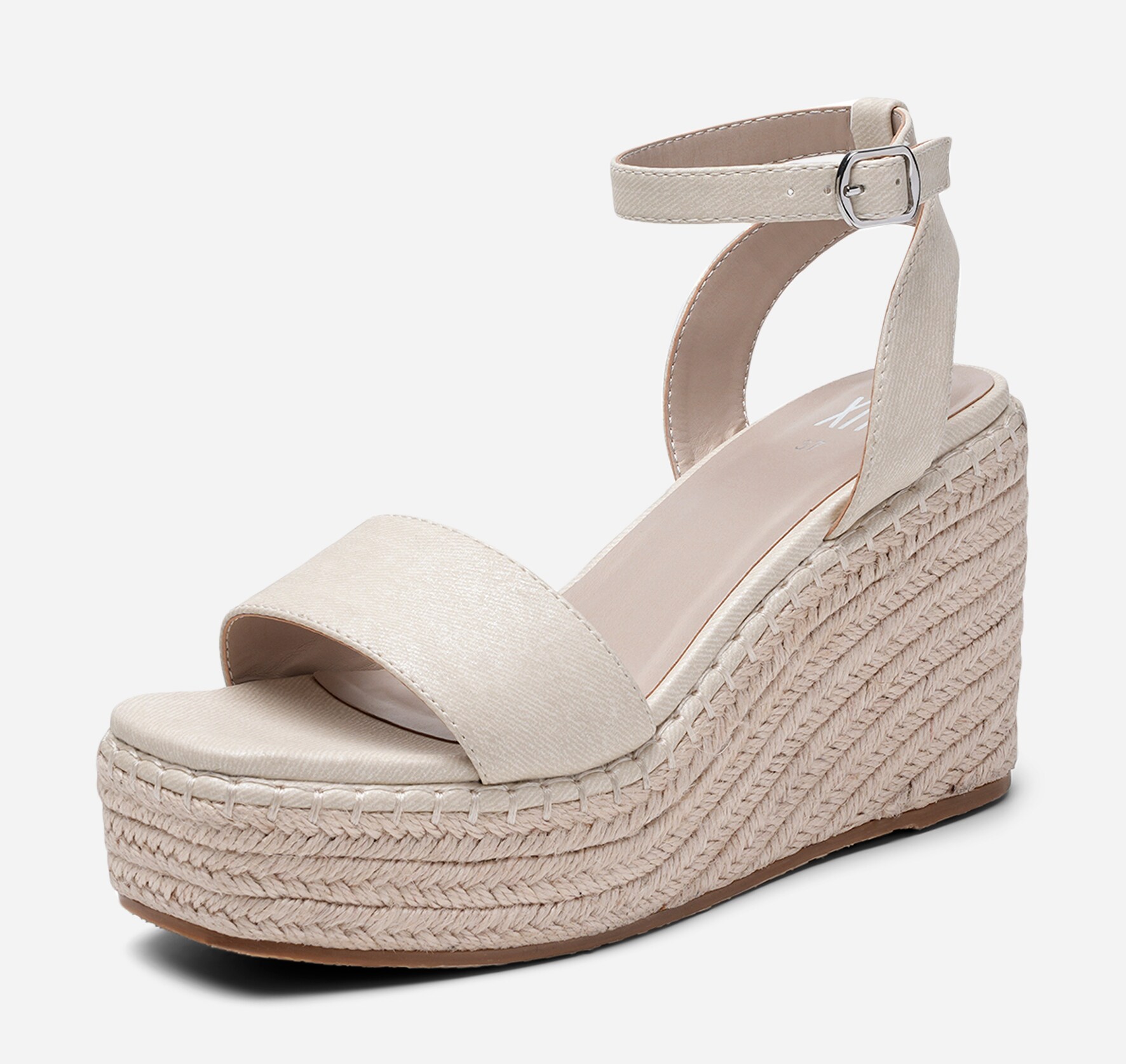 XIT, Sandalett med repsåle Beige