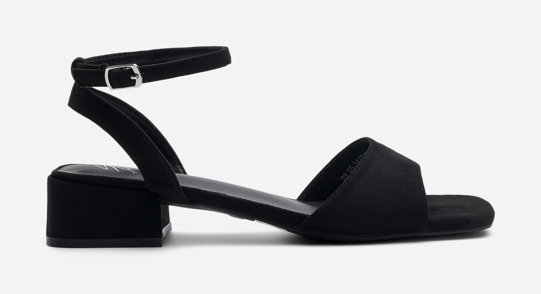 SO ALL, Sandalett med reimer Sort