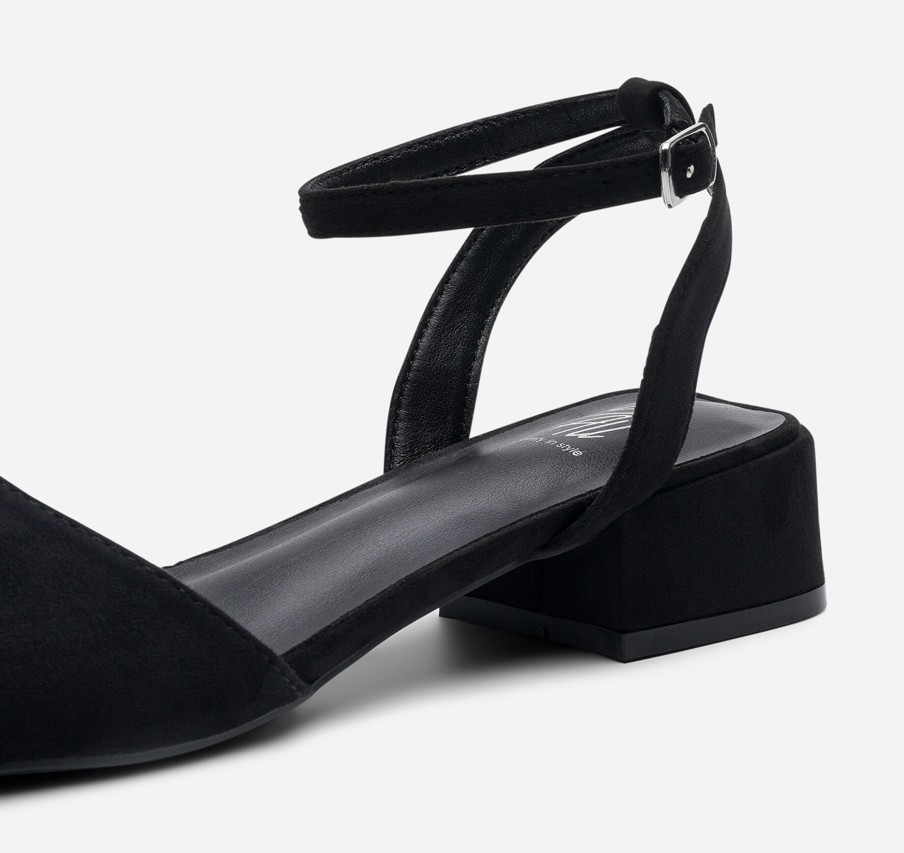 SO ALL, Sandalett med reimer Sort