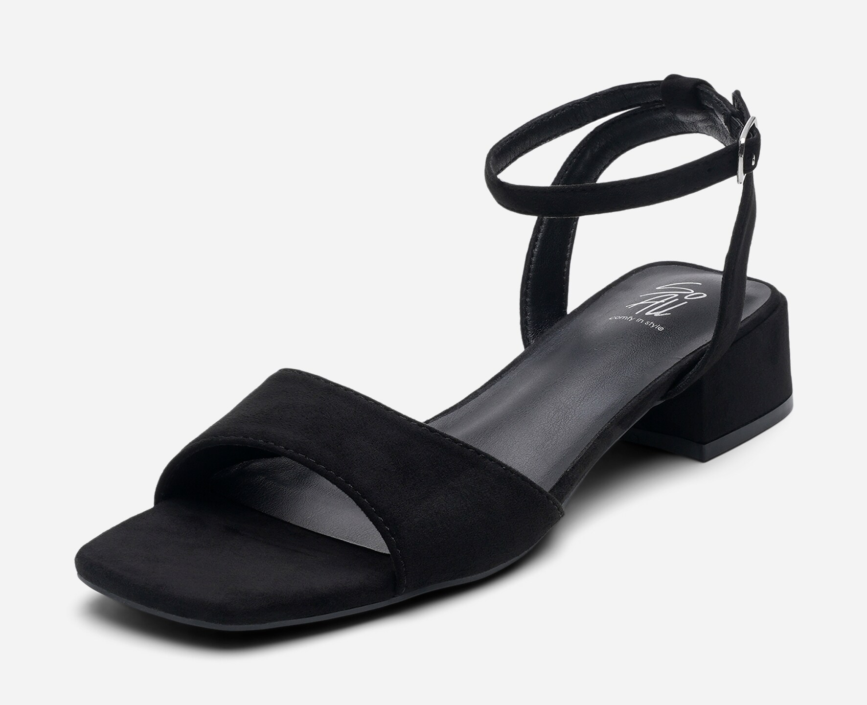 SO ALL, Sandalett med reimer Sort