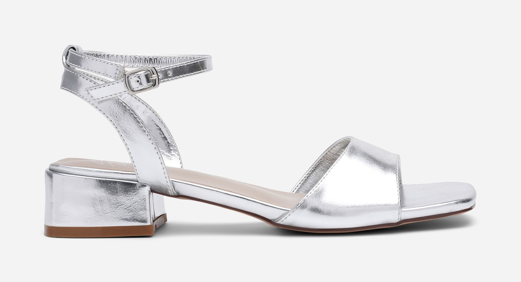 SO ALL, Sandalett med reimer Metall