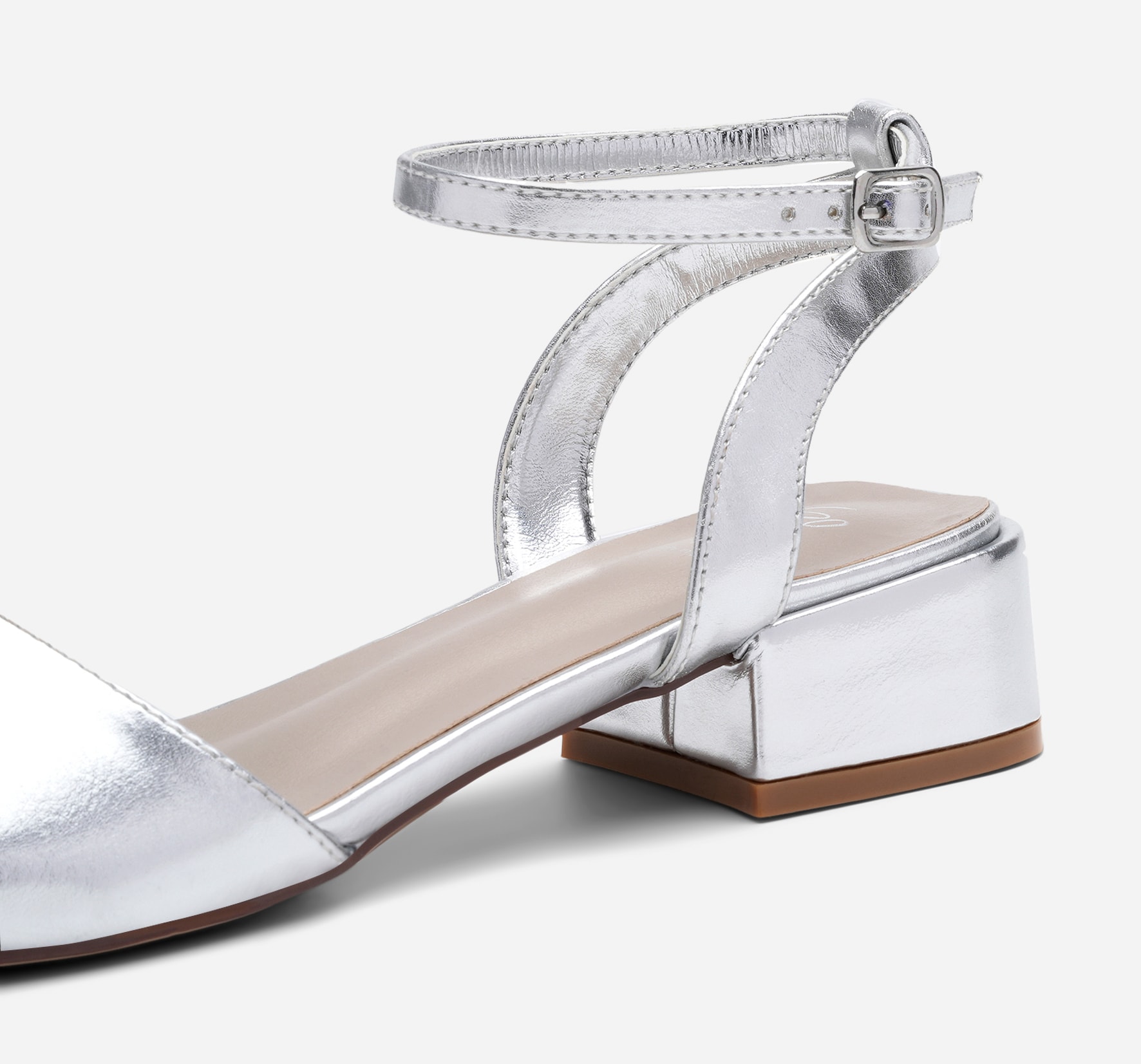 SO ALL, Sandalett med reimer Metall