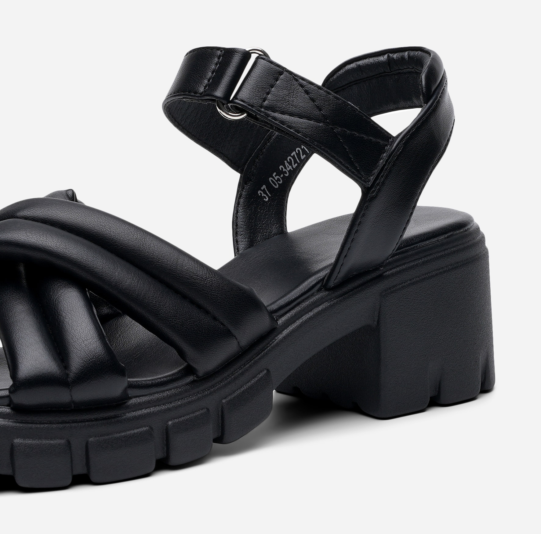 XIT, Sandalett med platåsåle Sort