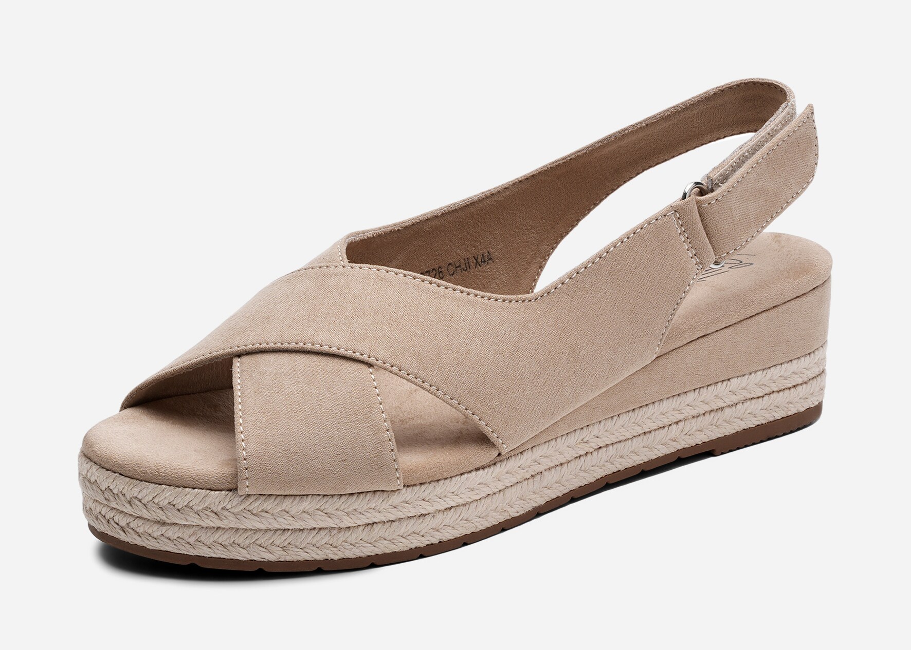 SO ALL, Sandalett med repsåle Beige