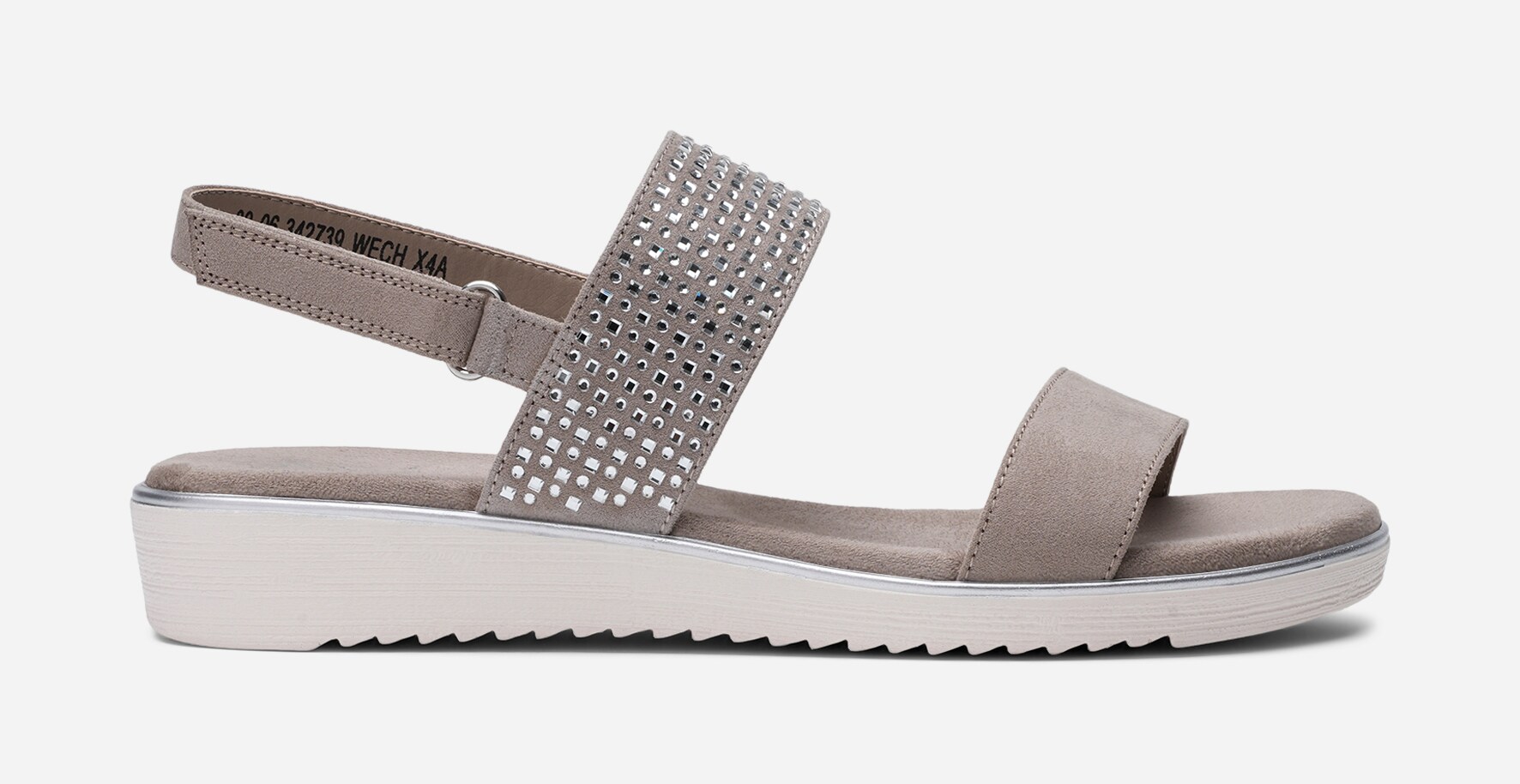SO ALL, Sandal med reimer Beige
