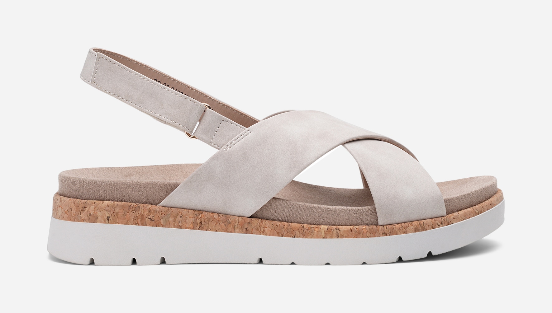 SO ALL, Sandal med spenne Beige