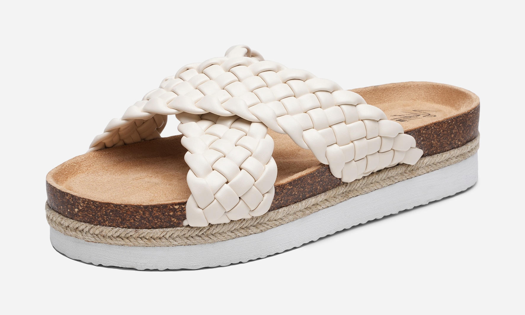 SO ALL, Sandal med platåsåle Beige