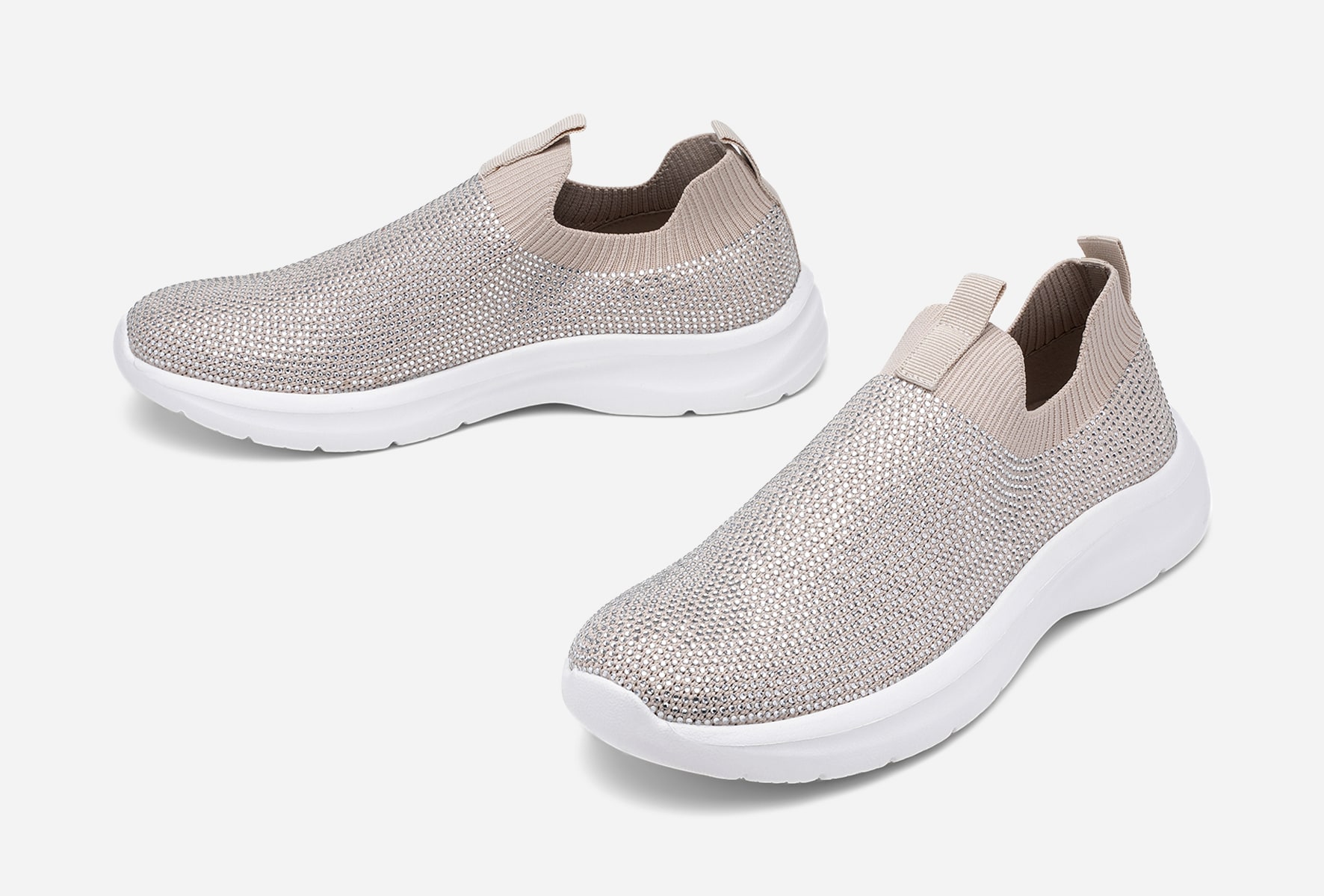 LINEAR, Slip-on sneakers Beige