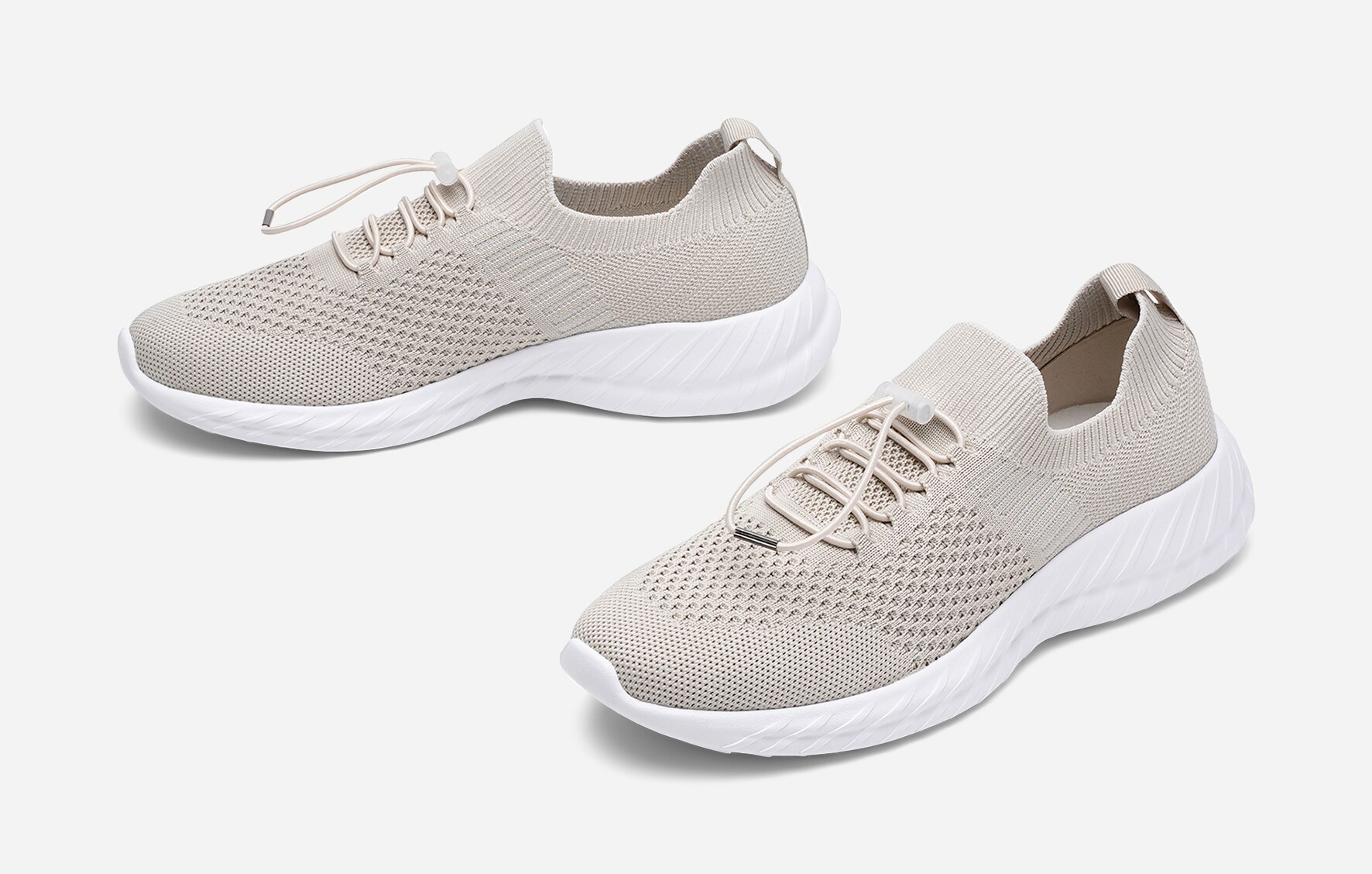 LINEAR, Sock sneakers Beige