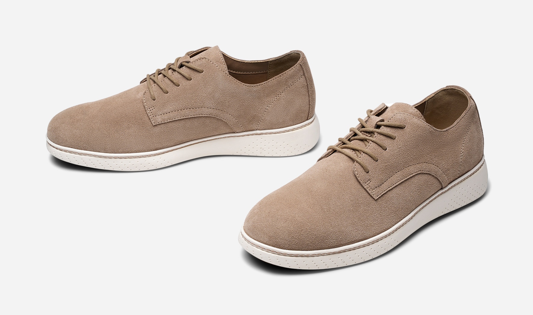 PACE, Snøresko Beige