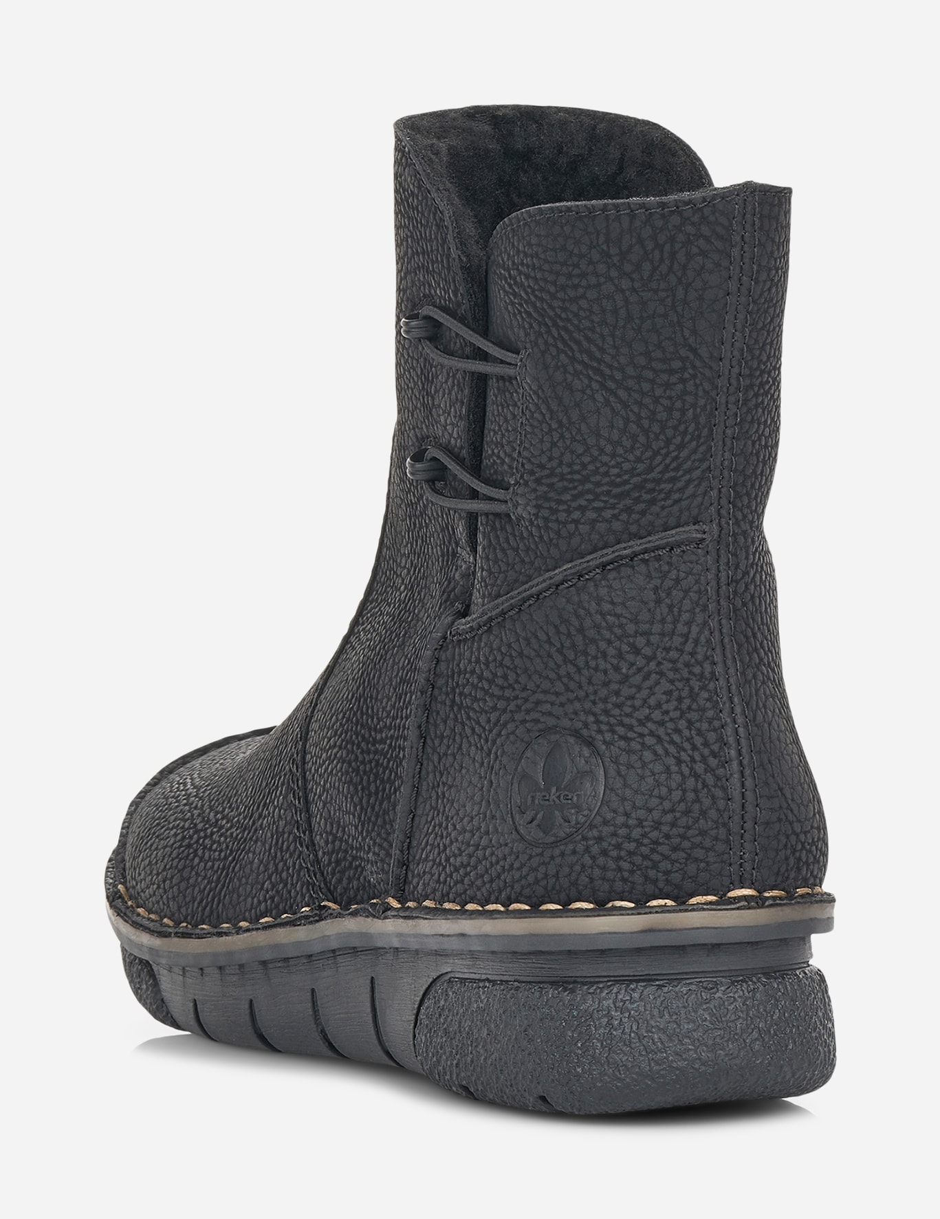 RIEKER, Varmforet boots Sort