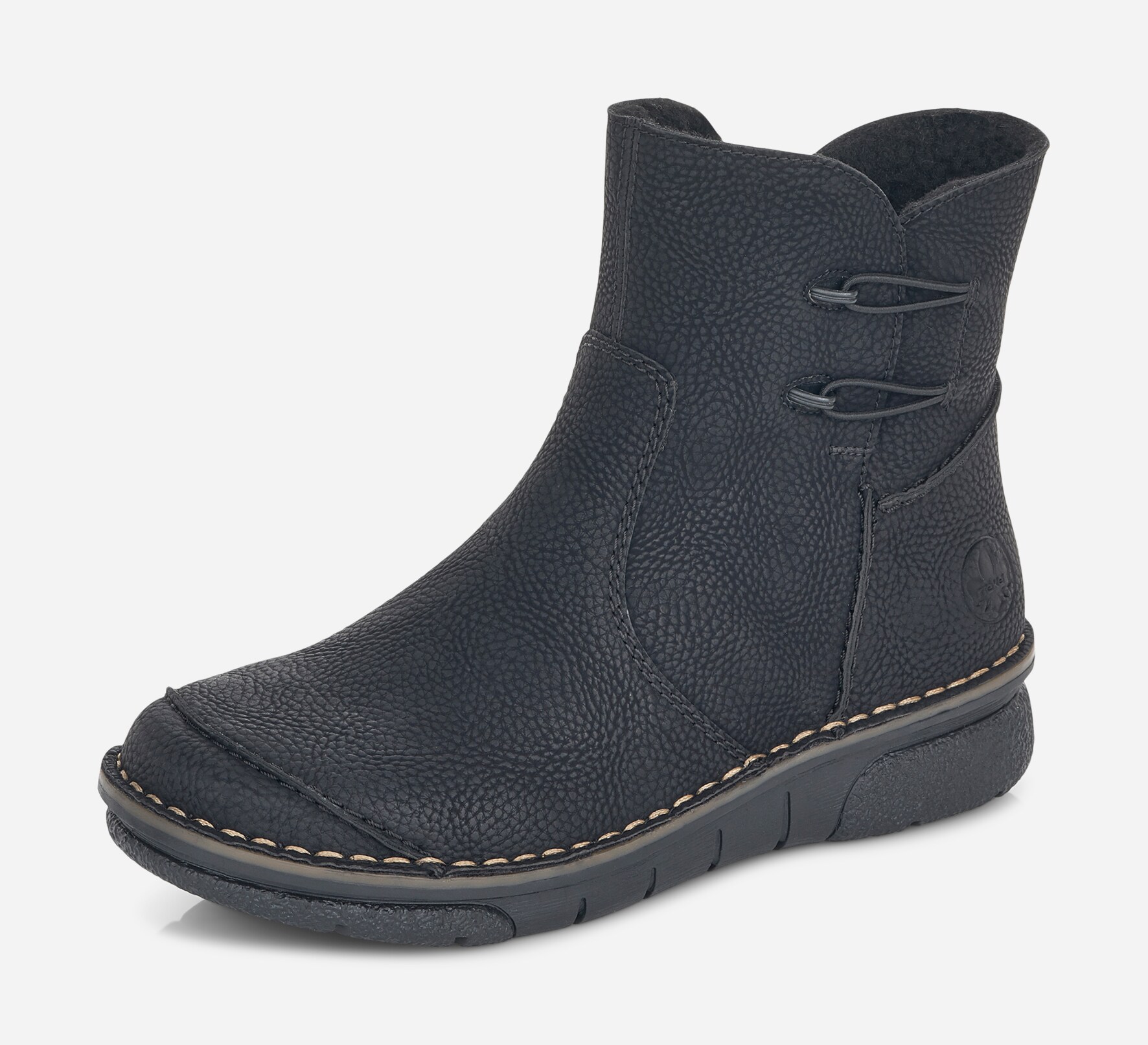 RIEKER, Varmforet boots Sort