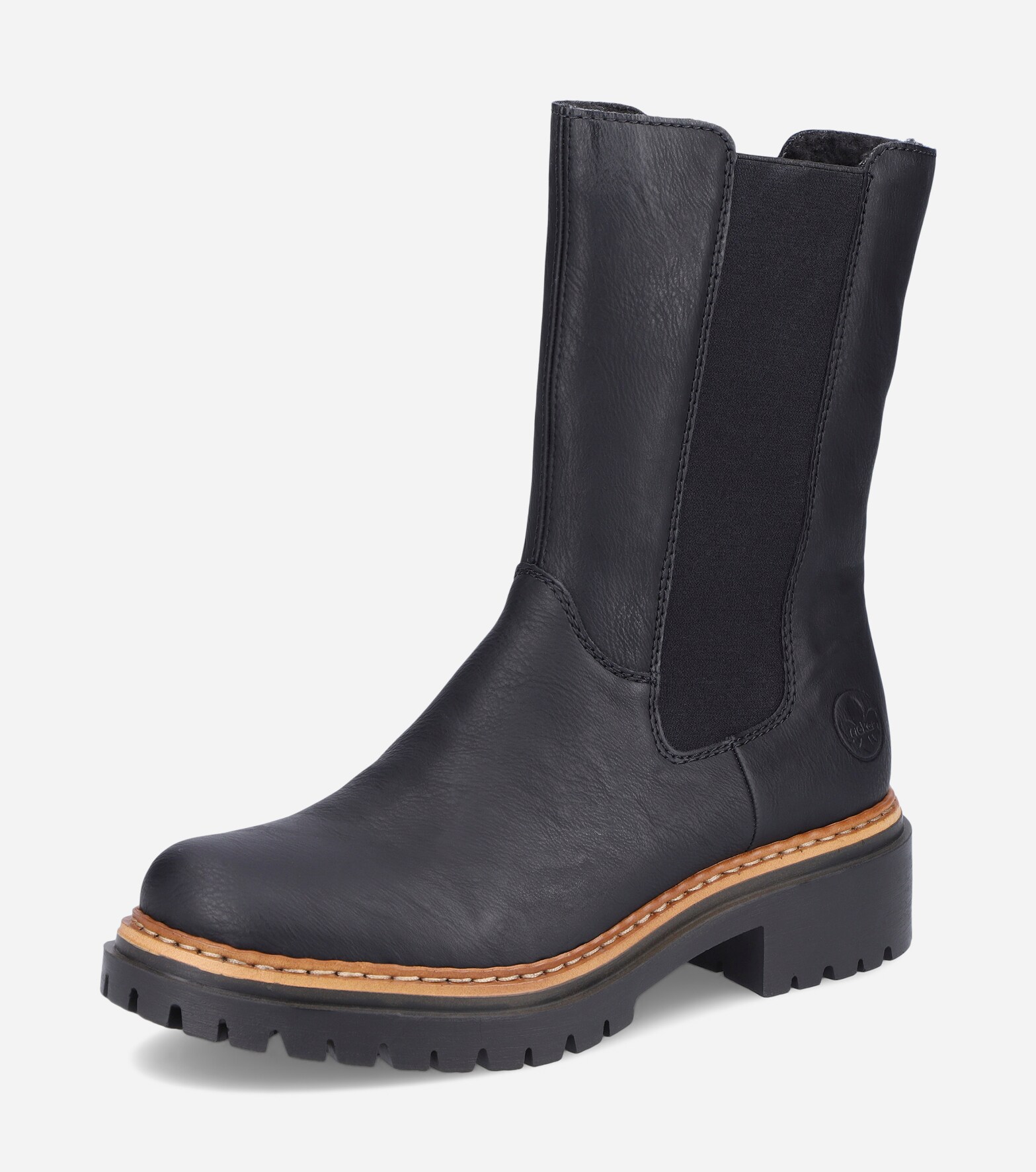 RIEKER, Varmforet boots Sort