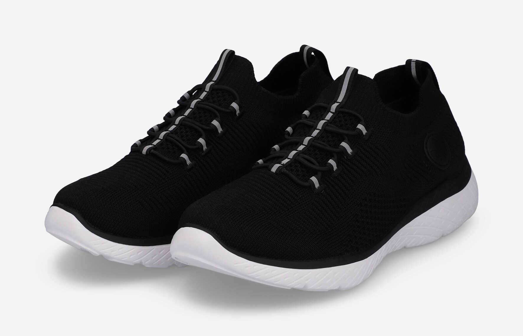 RIEKER, Sock sneakers Sort