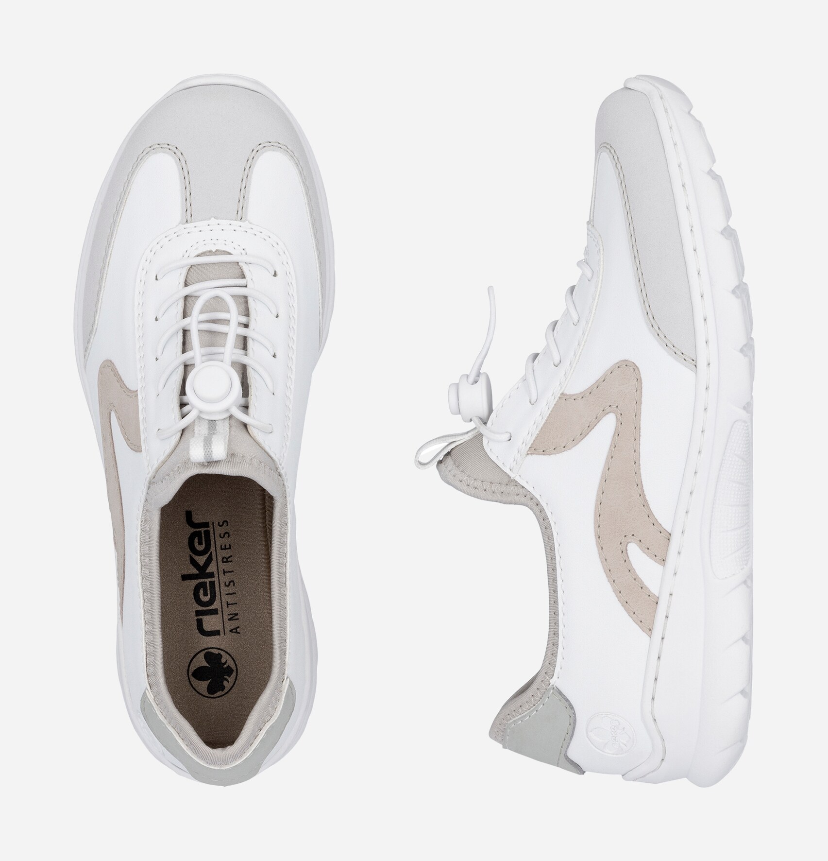 RIEKER, Sneakers Hvit