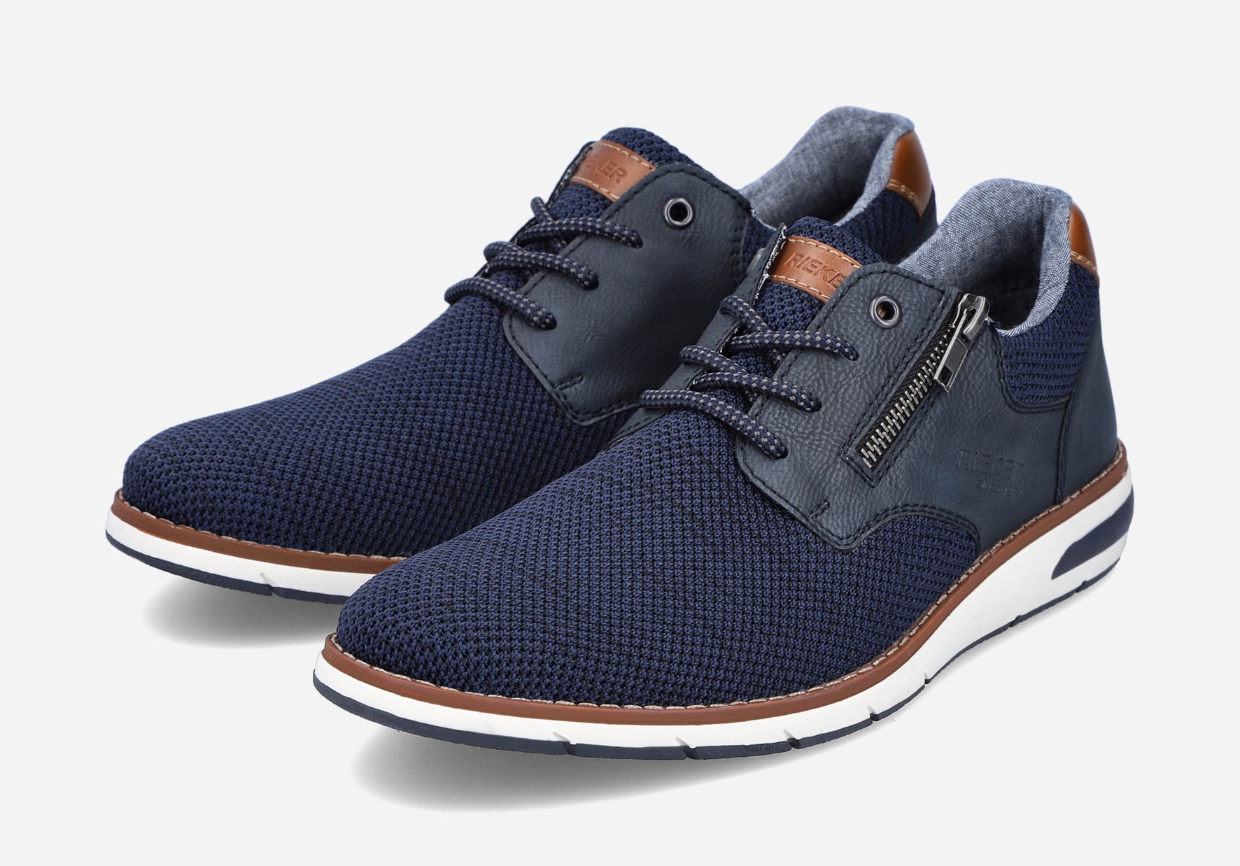 RIEKER, Snøresko Blå