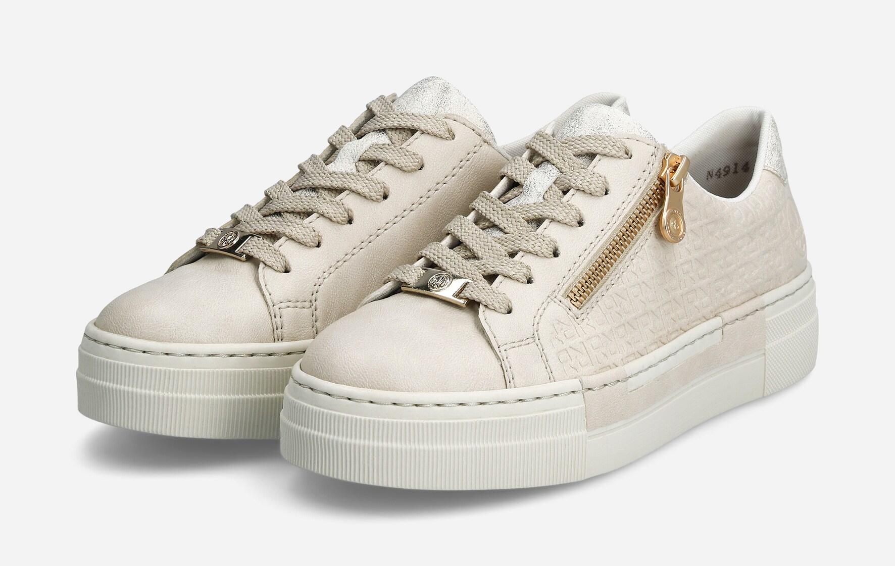 RIEKER, Sneakers Beige