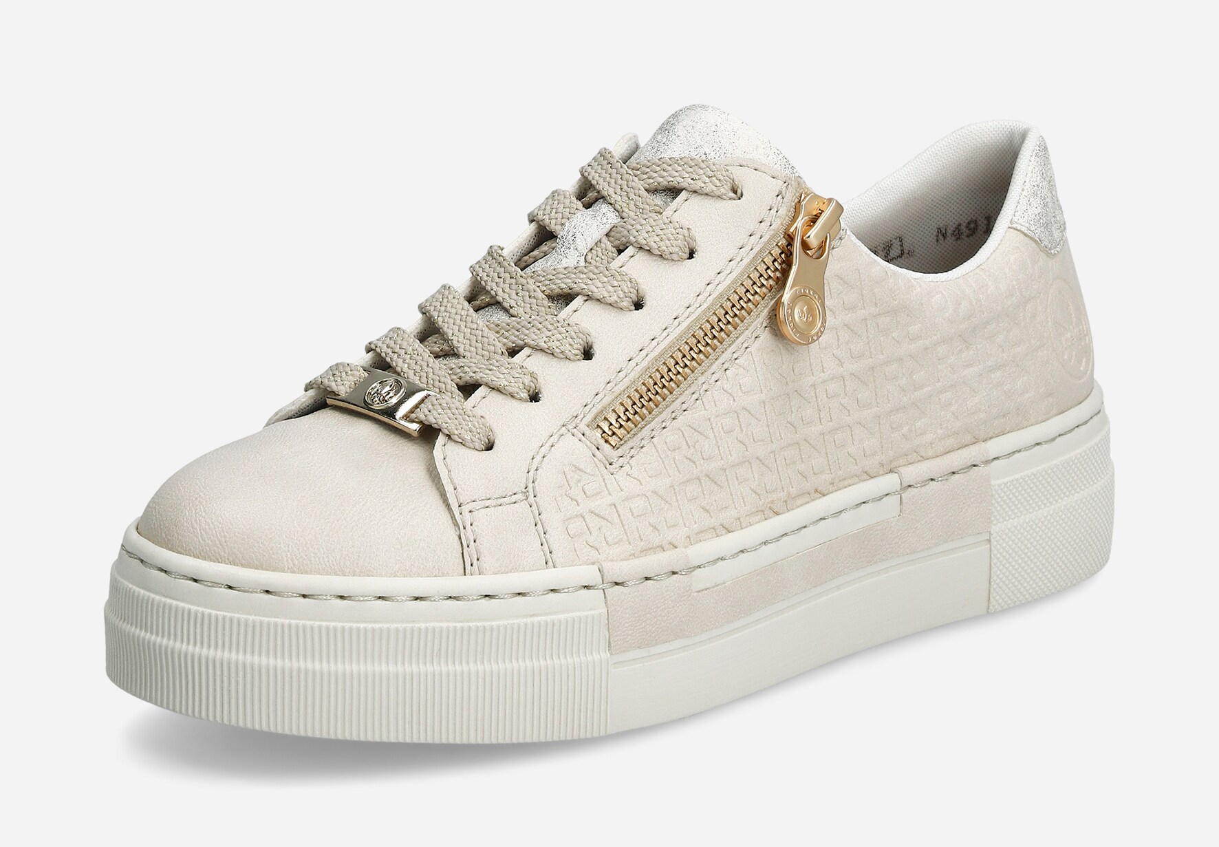 RIEKER, Sneakers Beige