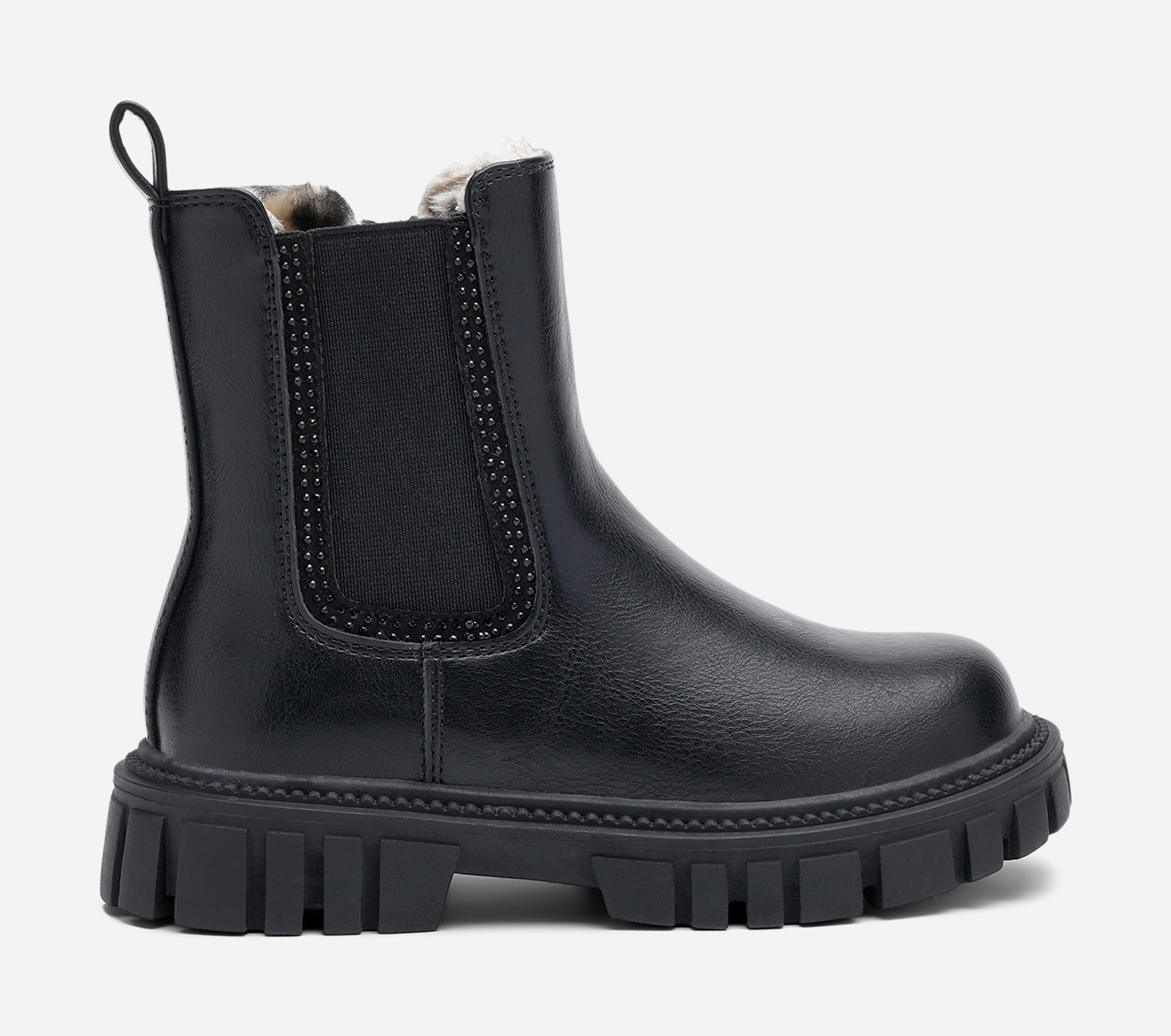 DINSKO, Varmforet boots Sort