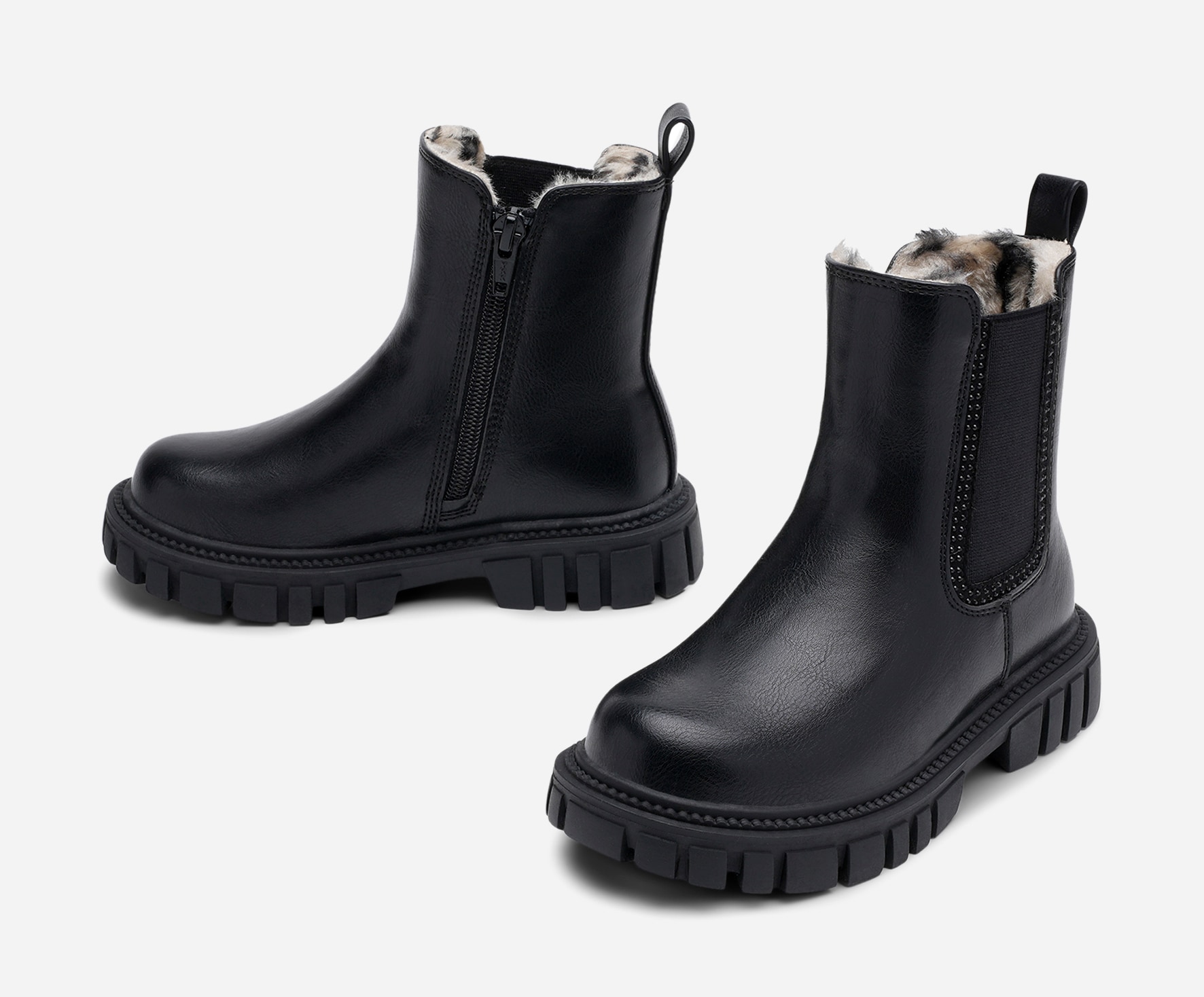 DINSKO, Varmforet boots Sort